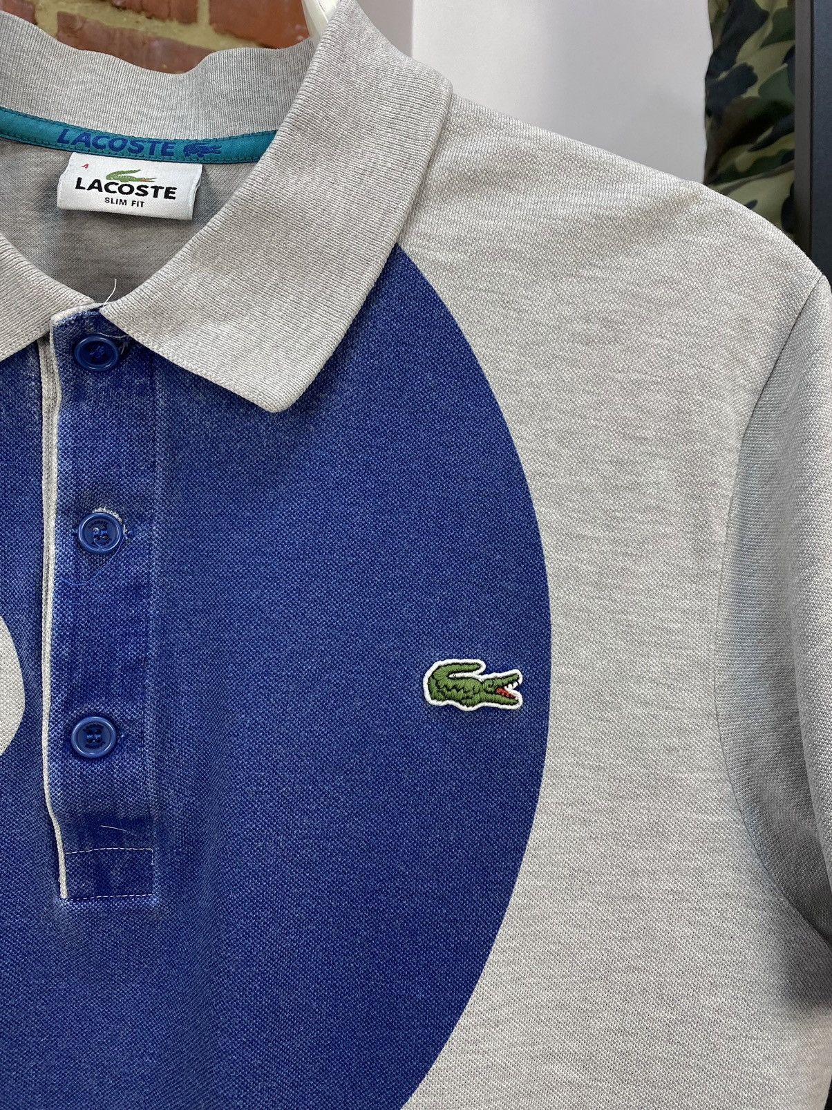 Lacoste Lacoste 27 Grey Short Sleeve Polo Shirt Slim Fit Size US M / EU 48-50 / 2 - 6 Thumbnail