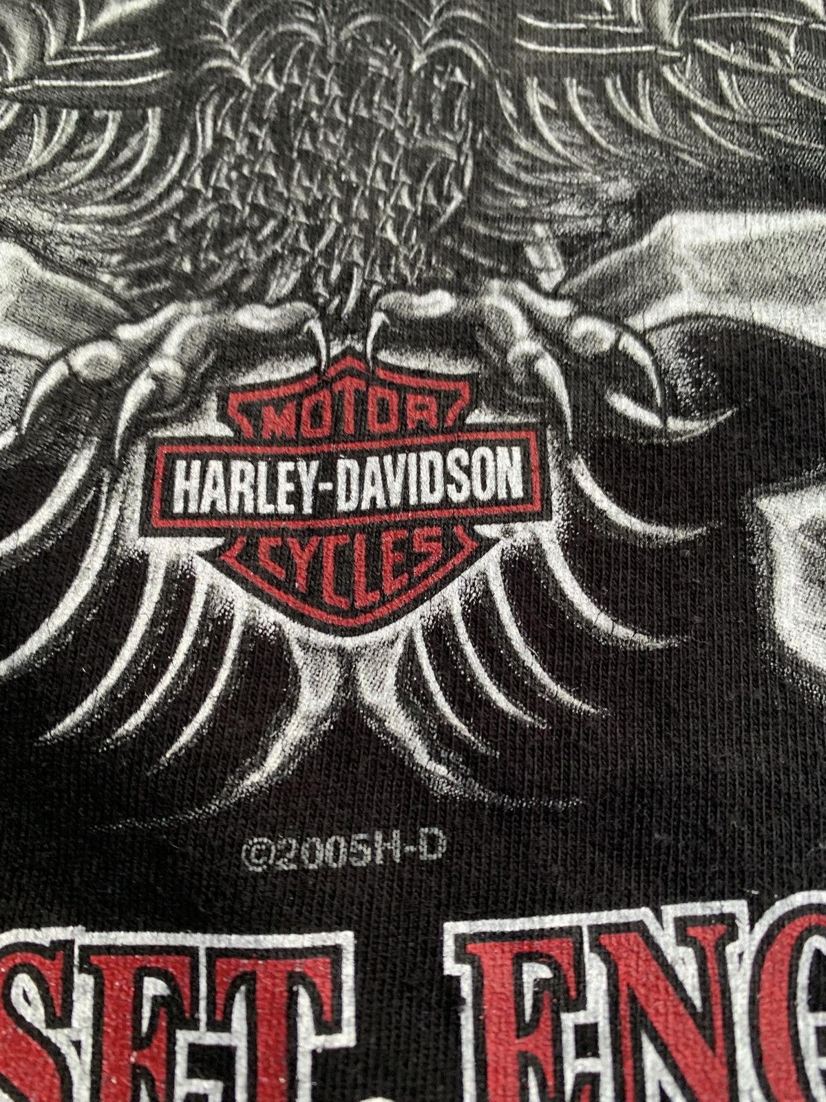 Band Tees Harley Davidson Longsleeve Vintage 2005 Rock USA Logo Size US M / EU 48-50 / 2 - 13 Thumbnail