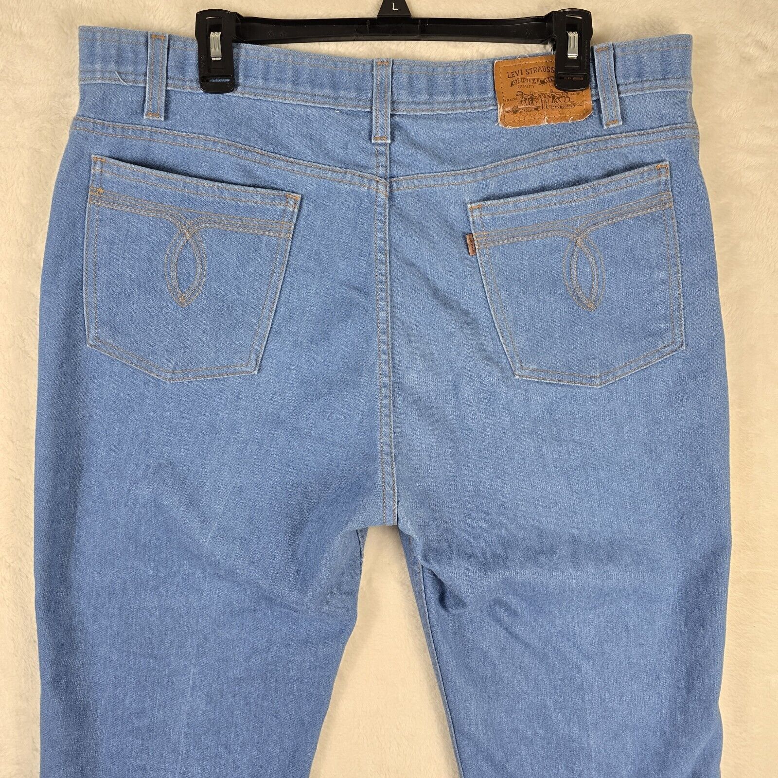 Levi's Vintage Levis Brown Tab Mens Blue Jeans 43415-4514 40x29 Size US 40 / EU 56 - 2 Thumbnail