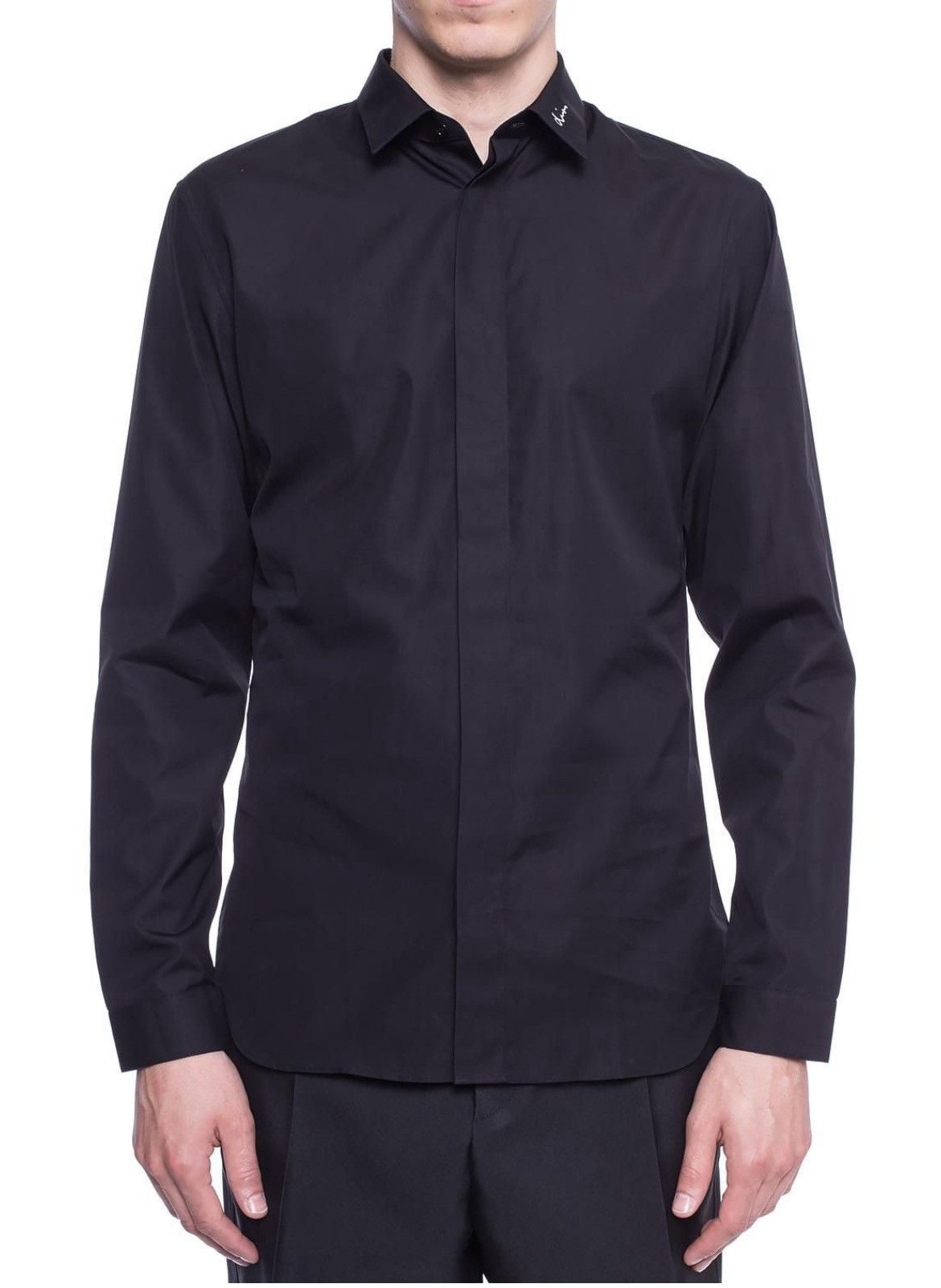 Dior Christian Dior Dior Shirt with Dior Embroidery Size US M / EU 48-50 / 2 - 1 Thumbnail