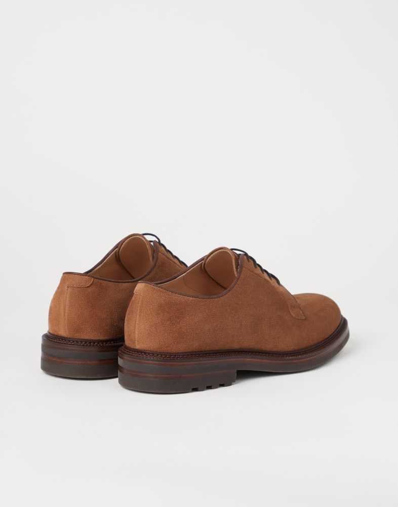 Brunello Cucinelli o1w1db10825 Pair Of Laced Shoes in Brown Size US 7 / EU 40 - 4 Thumbnail