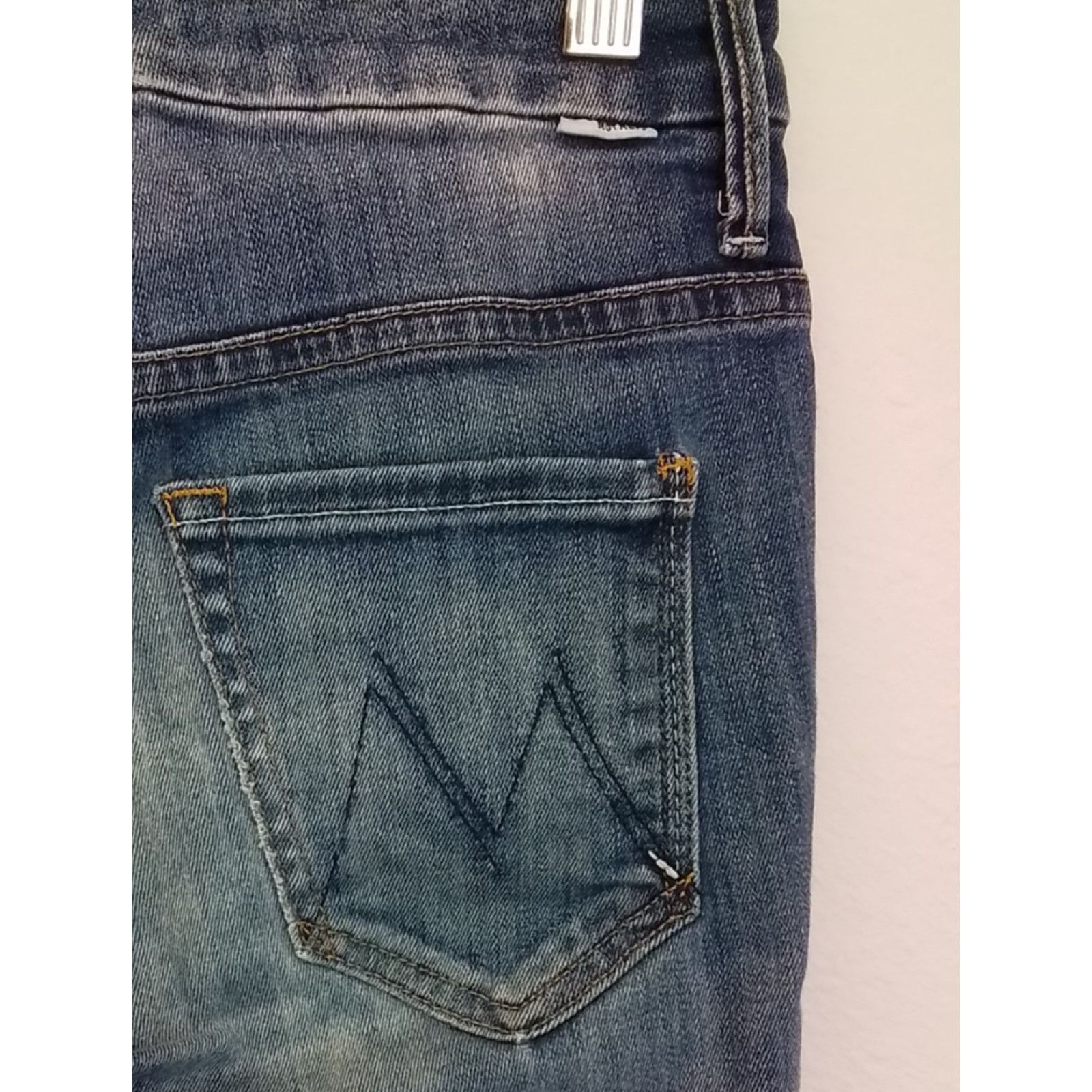 MOTHER Mother Jeans High Waist Looker Women's 24 Medium Wash Ankle Size 24" / US 00 / IT 34 - 5 Thumbnail
