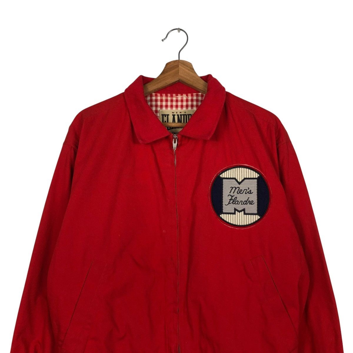 Japanese Brand 🔥RICH RED VINTAGE BOMBER JACKET MEN’S FLANDRE ISSEY MIYAKE Size US M / EU 48-50 / 2 - 5 Thumbnail