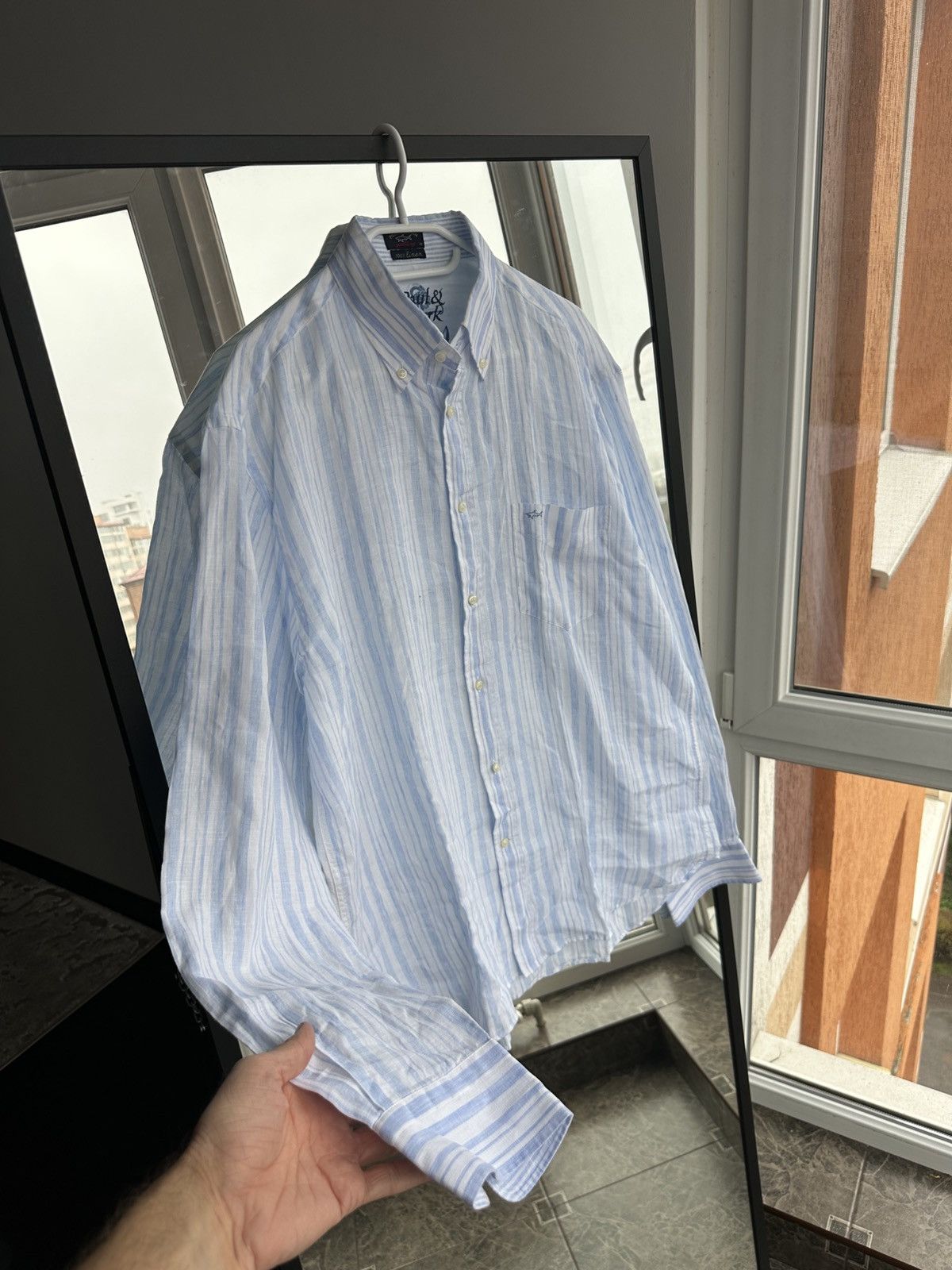 Paul & Shark Paul & Shark Yachting Striped Shirt Blue White Button Down Size US XL / EU 56 / 4 - 13 Thumbnail