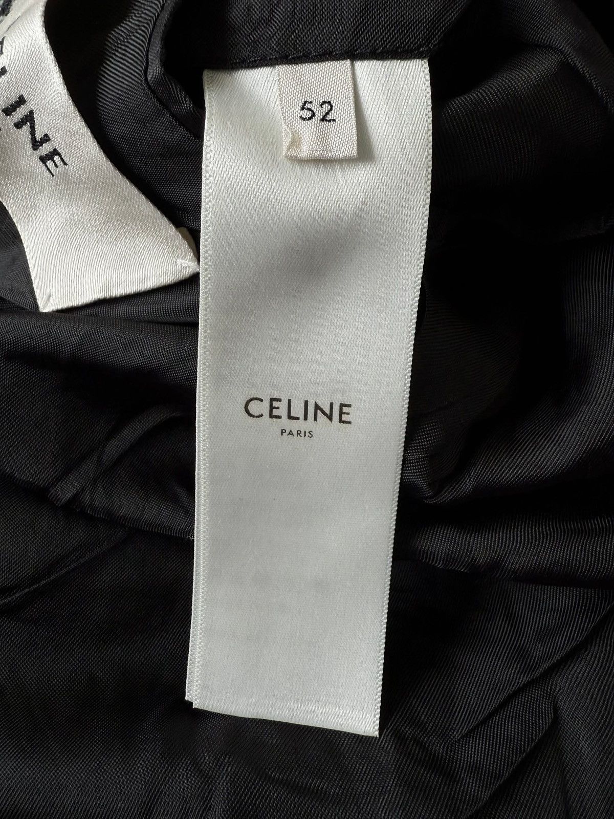 Celine Celine Hedi Slimane F/W20 Checkered Wool Blazer Size XXL / US 16-18 / IT 52-54 - 9 Thumbnail