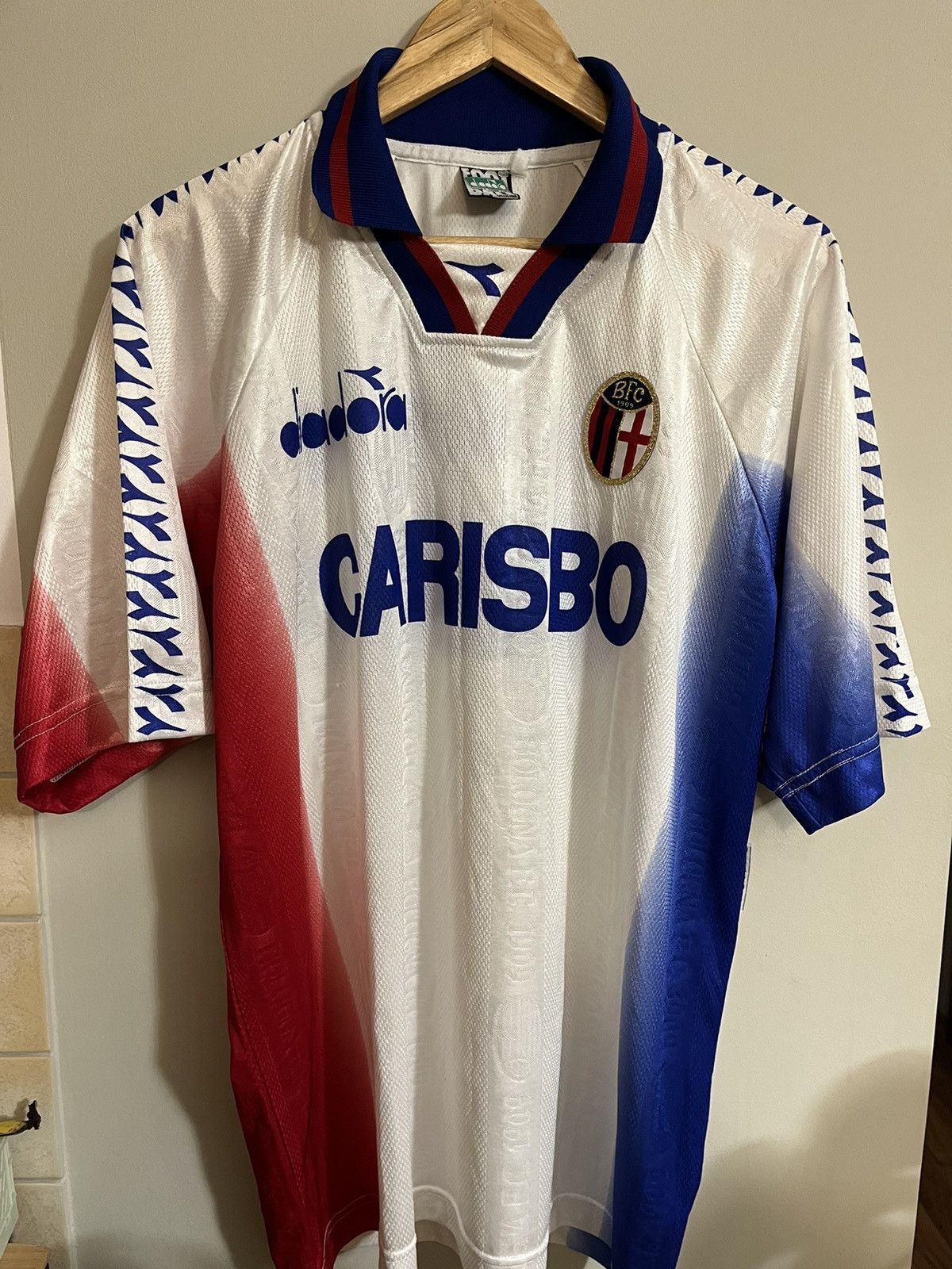 Diadora Vintage Diadora 🇮🇹 Bologna 1996-97 italy football italian kit Size US XL / EU 56 / 4 - 1 Thumbnail
