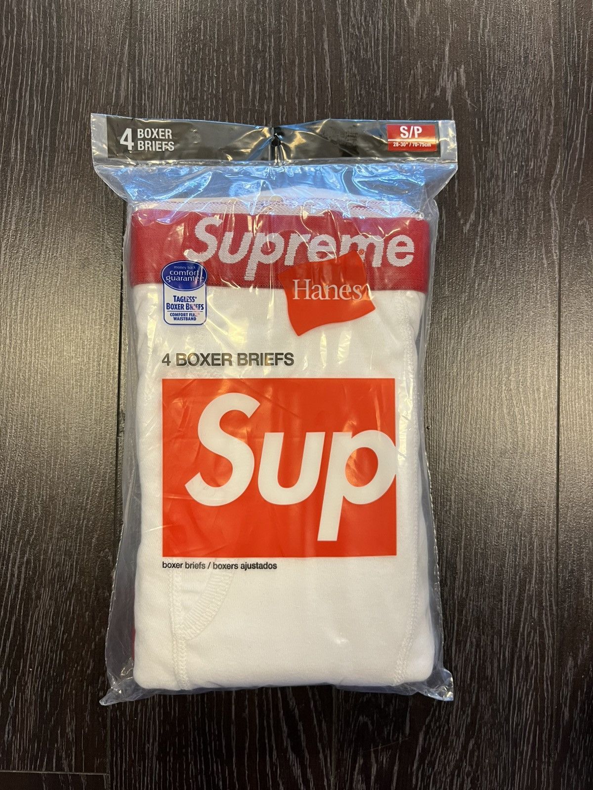 Hanes × Supreme Supreme Hanes Boxer Briefs Small Size 30 - 1 Thumbnail
