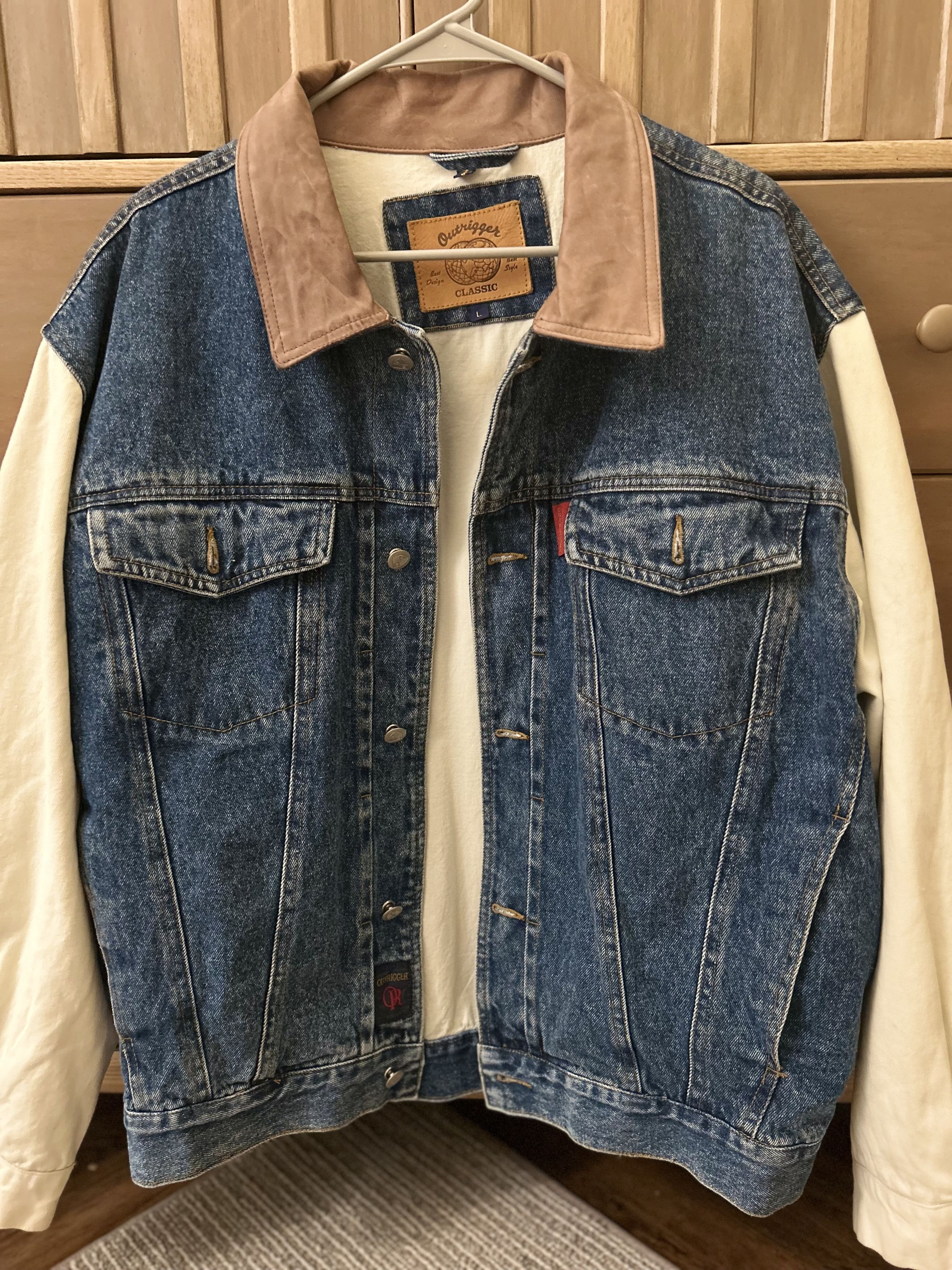 Levi's Vintage Clothing VTG denim jacket with leather collar Size US L / EU 52-54 / 3 - 2 Thumbnail