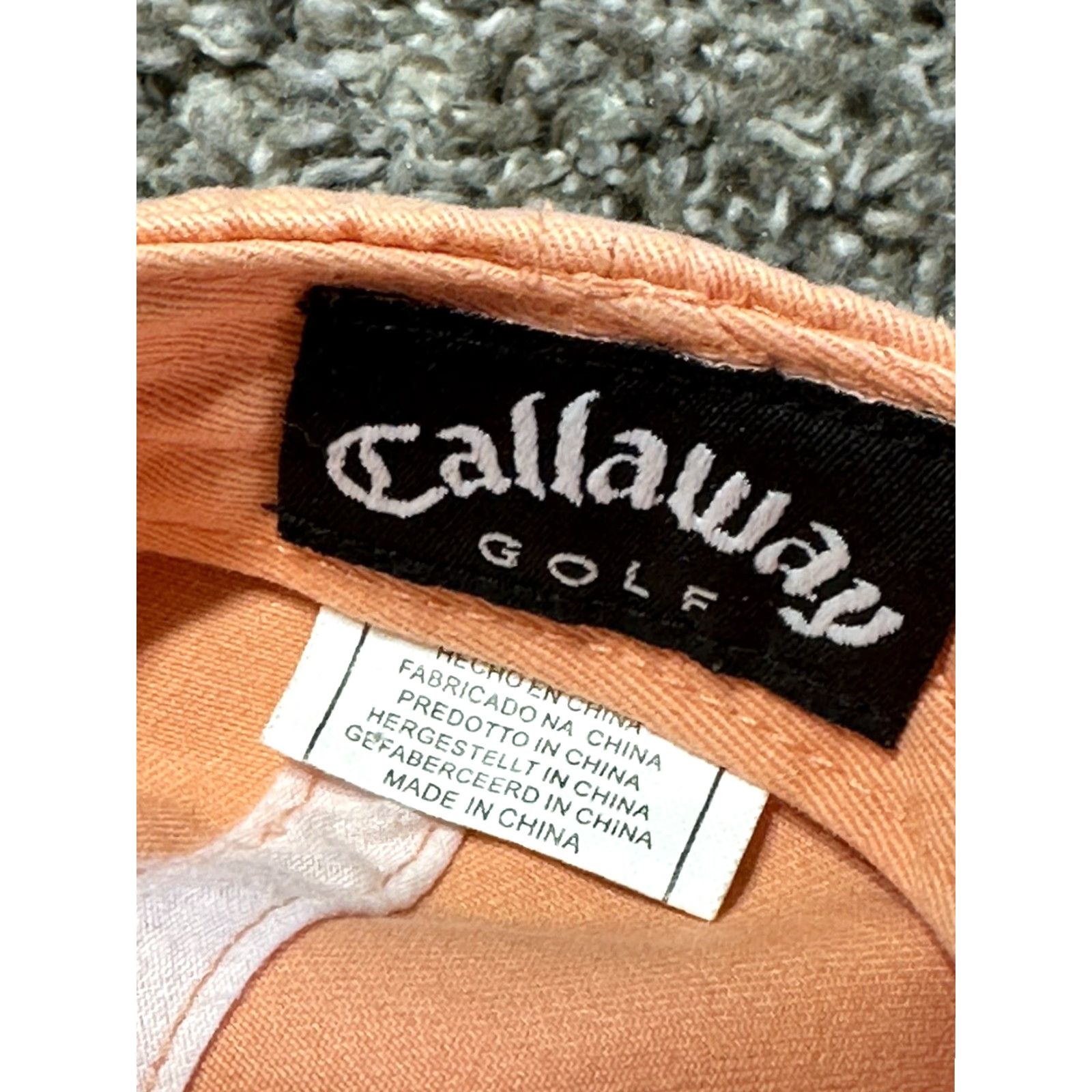 Callaway Callaway Golf Womens Hat Orange One Size Adjustable Size ONE SIZE - 5 Thumbnail