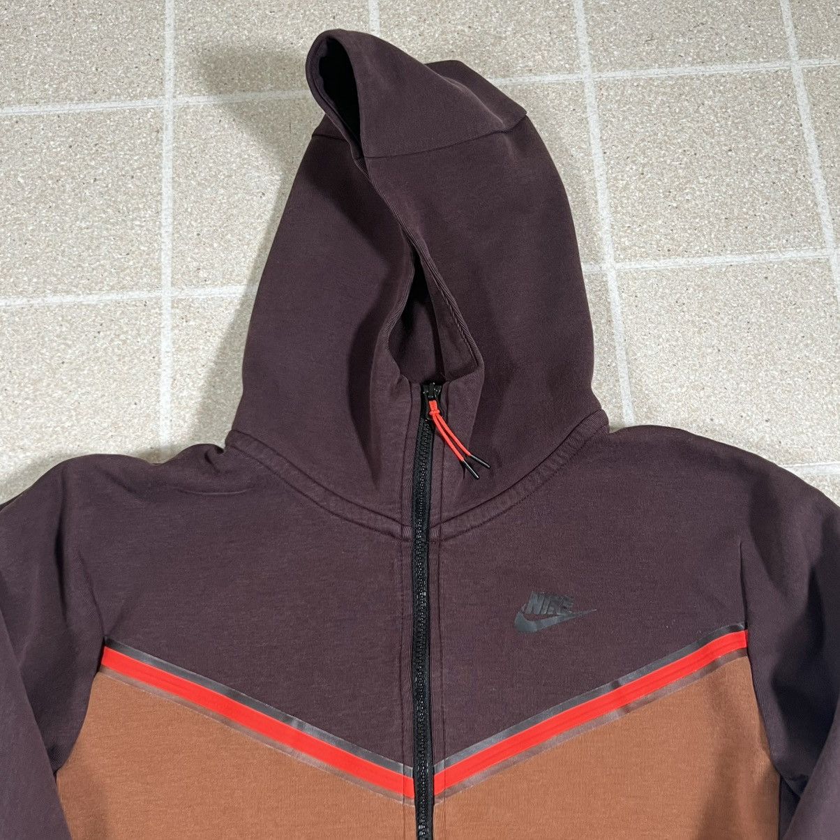 Nike Nike Sportswear Tech Fleece Zip Hoodie Sz S Brown Basalt Size US S / EU 44-46 / 1 - 2 Thumbnail