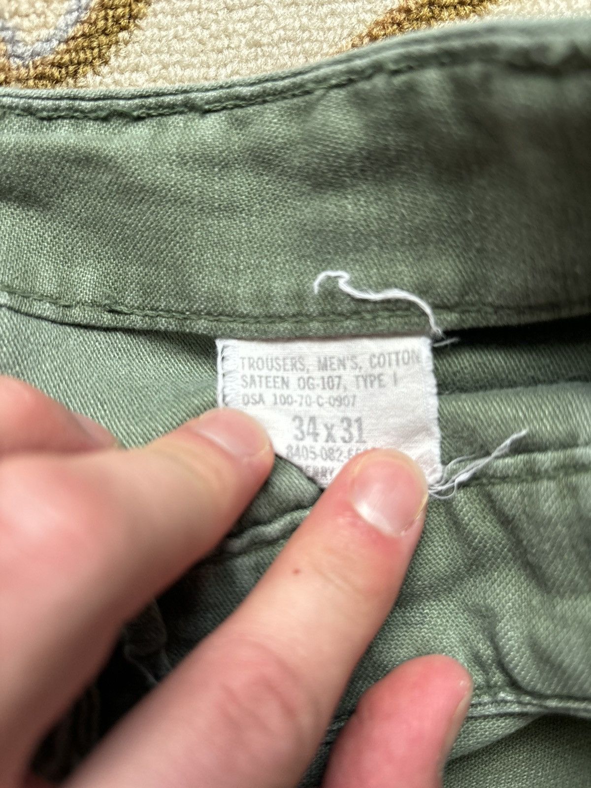 Vintage Vintage Military Pants Size US 34 / EU 50 - 6 Thumbnail
