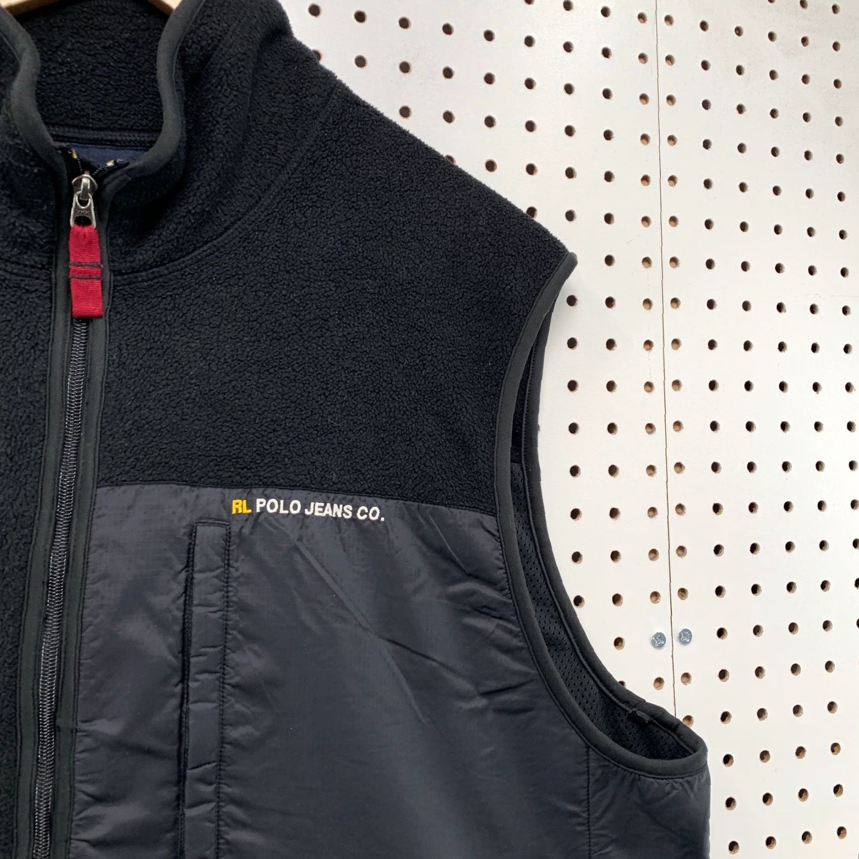 Polo Ralph Lauren VINTAGE Polo Ralph Lauren Vest Jacket Mens 2XL Black Fleece Removable Hooded Size US XXL / EU 58 / 5 - 7 Thumbnail