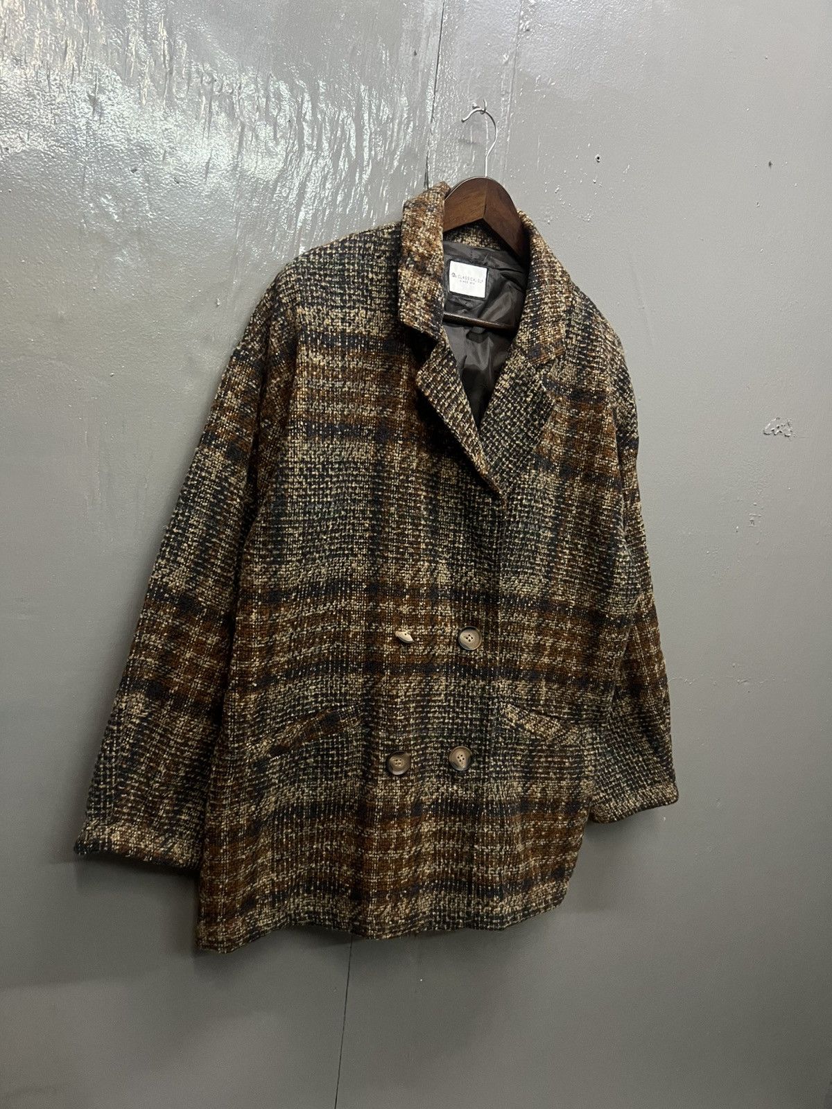 Japanese Brand Classical Elf Plaid Jacket Coat Size US L / EU 52-54 / 3 - 3 Thumbnail