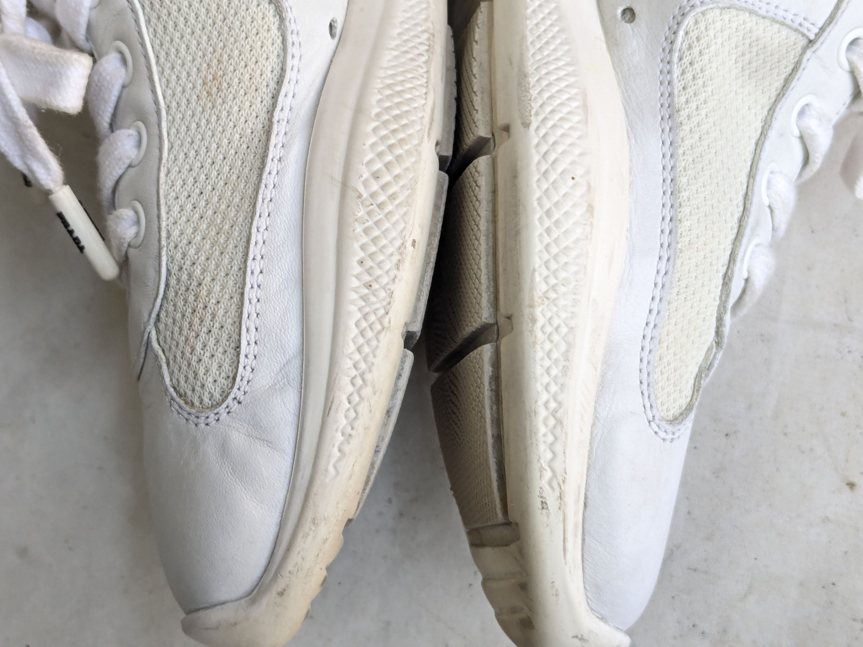 Prada Prada America's Cup White 8 Leather Low Top Size US 8 / EU 41 - 9 Thumbnail