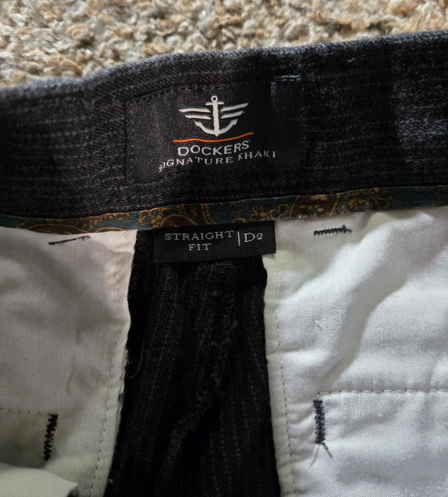 Dockers Dockers Signature D2 Pants NWT Men 32x29 Pinstriped Straight Size US 32 / EU 48 - 4 Thumbnail