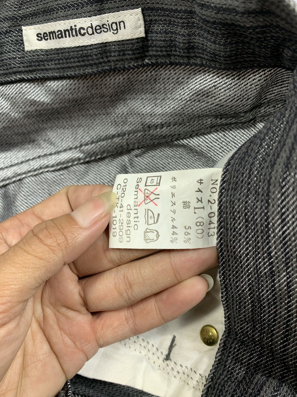semanticdesign Japanese Semantic design Pants Size US 30 / EU 46 - 4 Thumbnail
