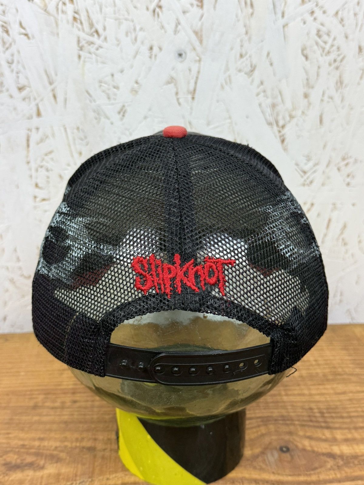 Band Tees 00s Slipknot 2005 Iowa Metal Band Trucker Cap Hat One Size Size ONE SIZE - 5 Thumbnail