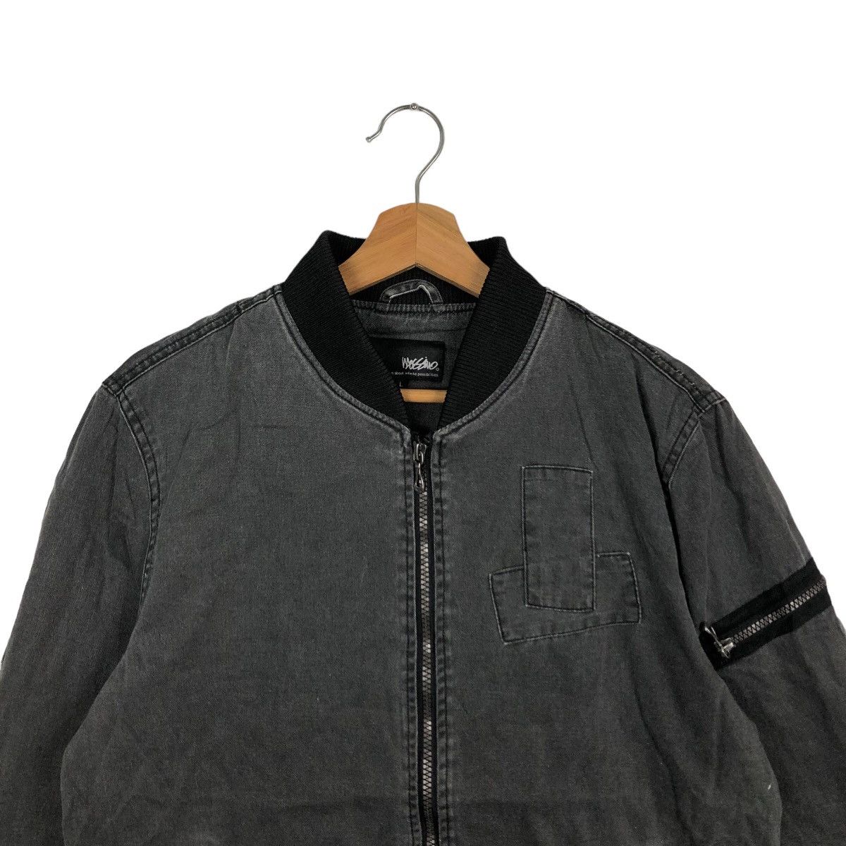 Japanese Brand VINTAGE RIOT RIOT BOMBER JACKET MILITARY MOSSIMO Size US L / EU 52-54 / 3 - 2 Thumbnail
