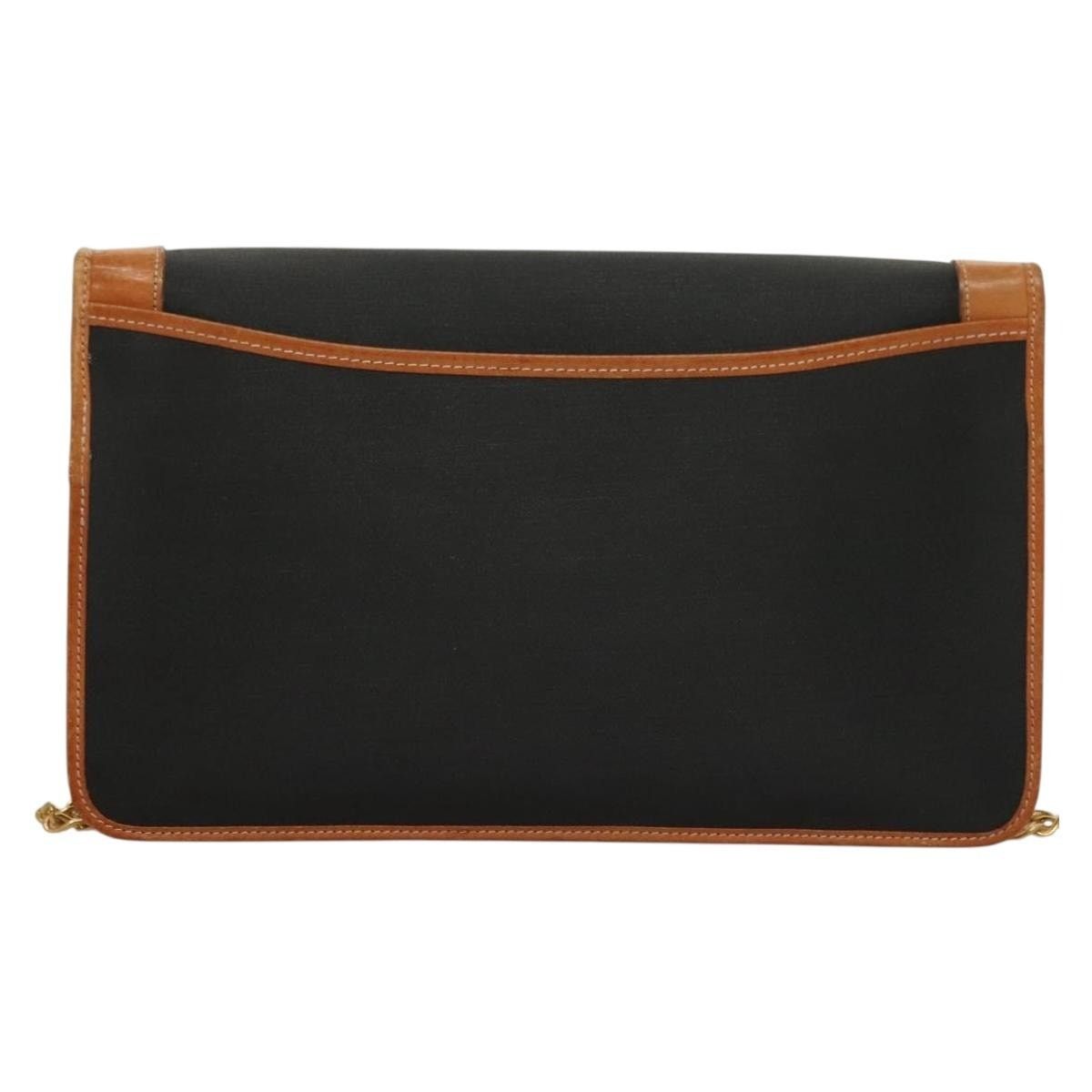 Dior DIOR Chain Shoulder Bag Pvc Canvas Black Size ONE SIZE - 3 Thumbnail