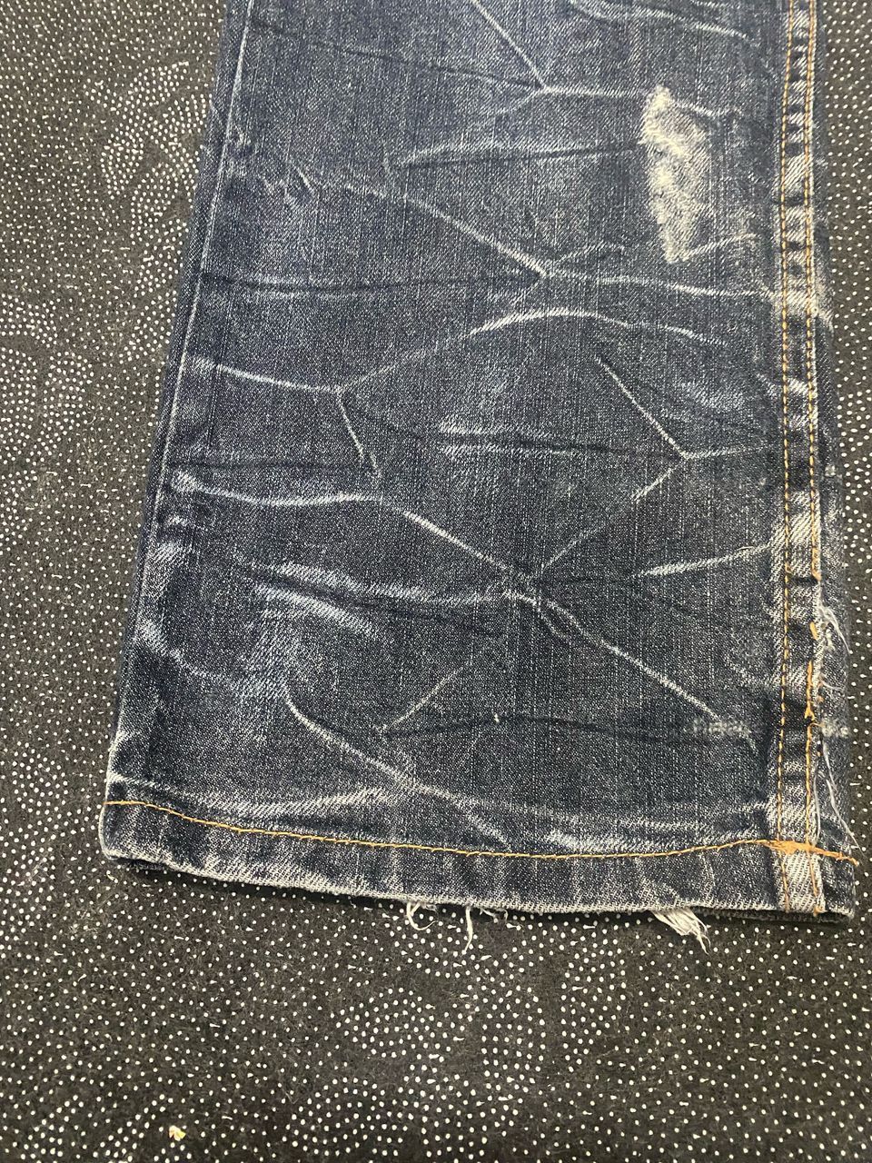 If Six Was Nine 💥 DELETE💥 Vintage Nylaus Double Waist Distressed Denim Size US 32 / EU 48 - 10 Thumbnail