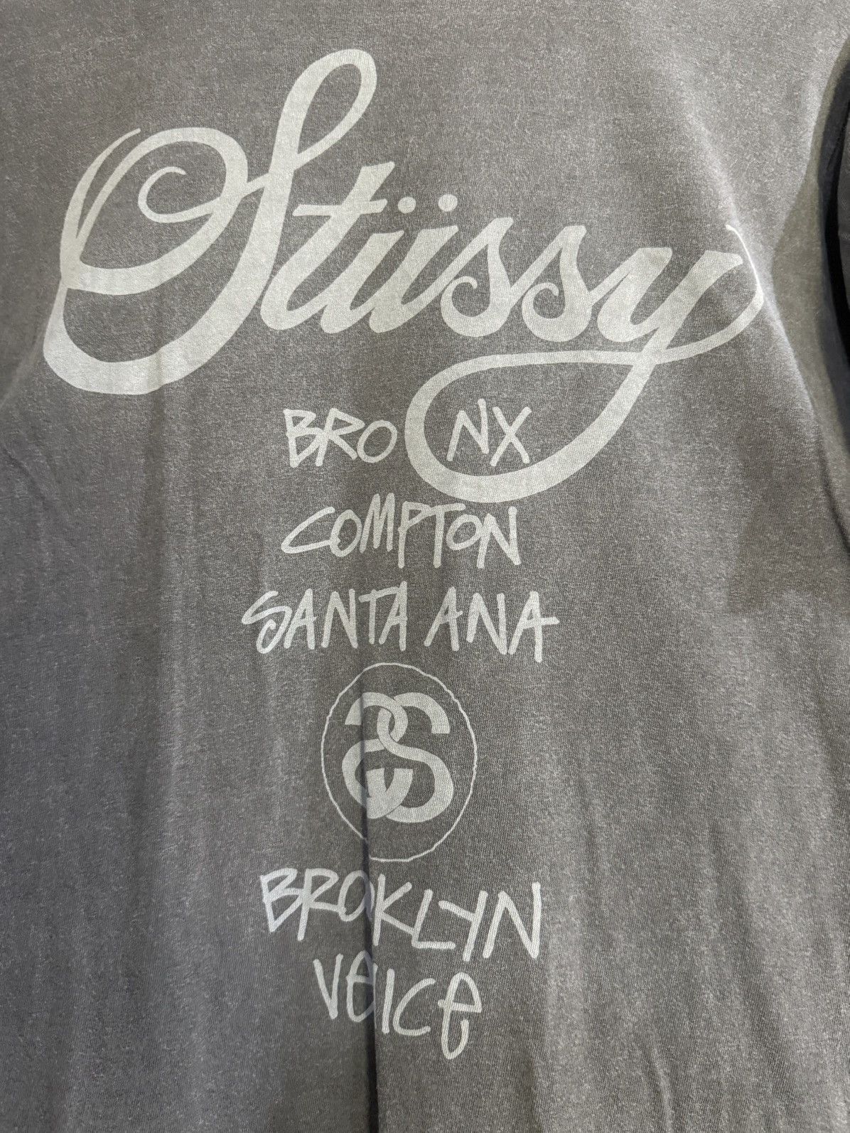 Stussy Vintage Stussy Tour Streetwear Faded Black Tee Size US M / EU 48-50 / 2 - 9 Thumbnail