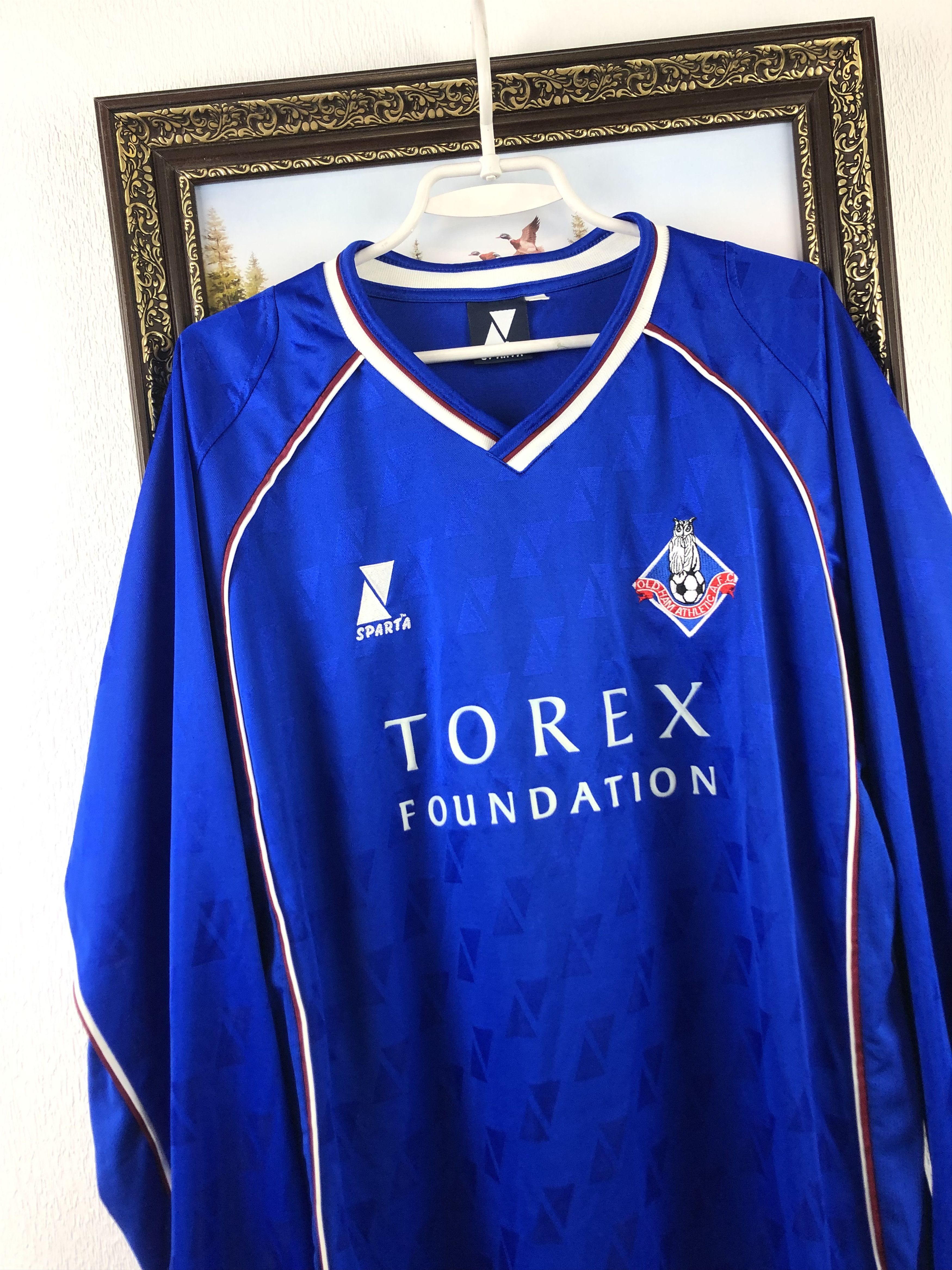 Vintage Oldham Athletic football shirt Soccer Jersey Long Sleeve Size US XL / EU 56 / 4 - 3 Thumbnail