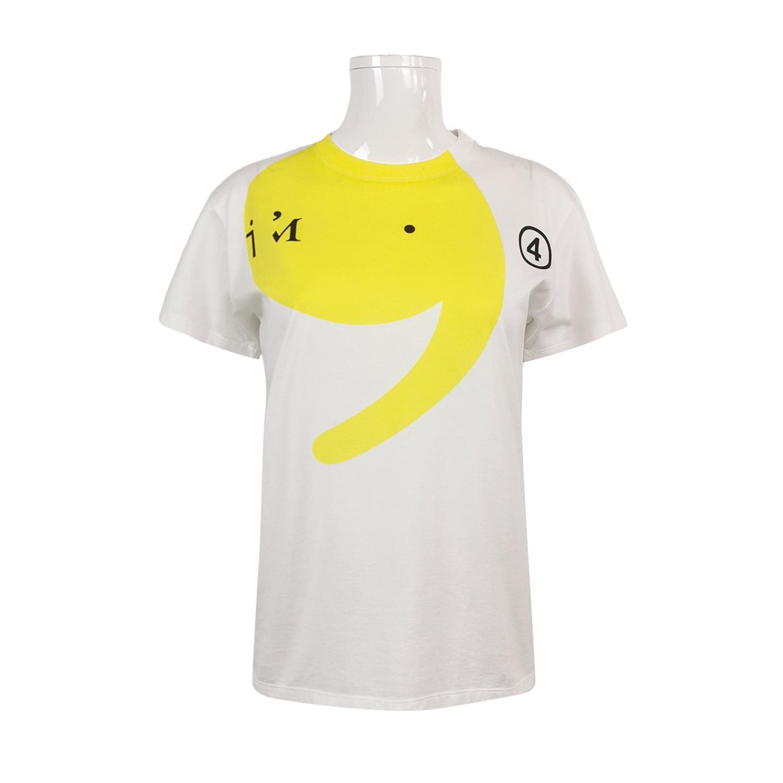 Maison Margiela Maison Margiela Yellow Graphic T-Shirt XS Size XS / US 0-2 / IT 36-38 - 1 Thumbnail