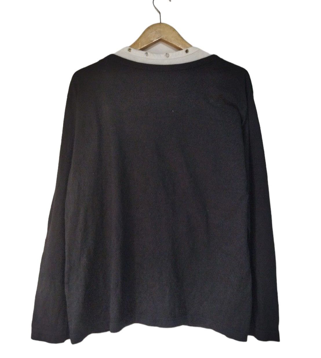 2000's Beuamont Carr japanese Poem Cross Lace Longsleeve