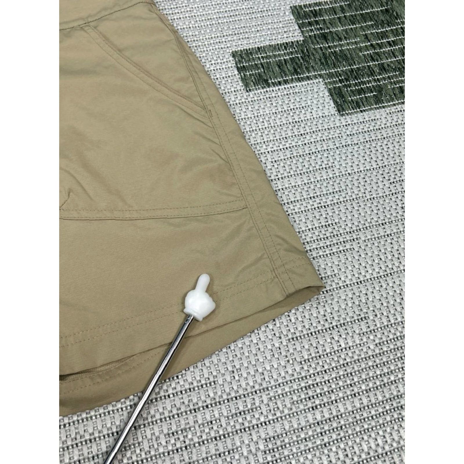 Logo 7 Columbia Omni Shield Kestrel Trail Shorts 10 Beige Logo Stretch Mid Rise Womens Size 32" / US 10 / IT 46 - 3 Thumbnail