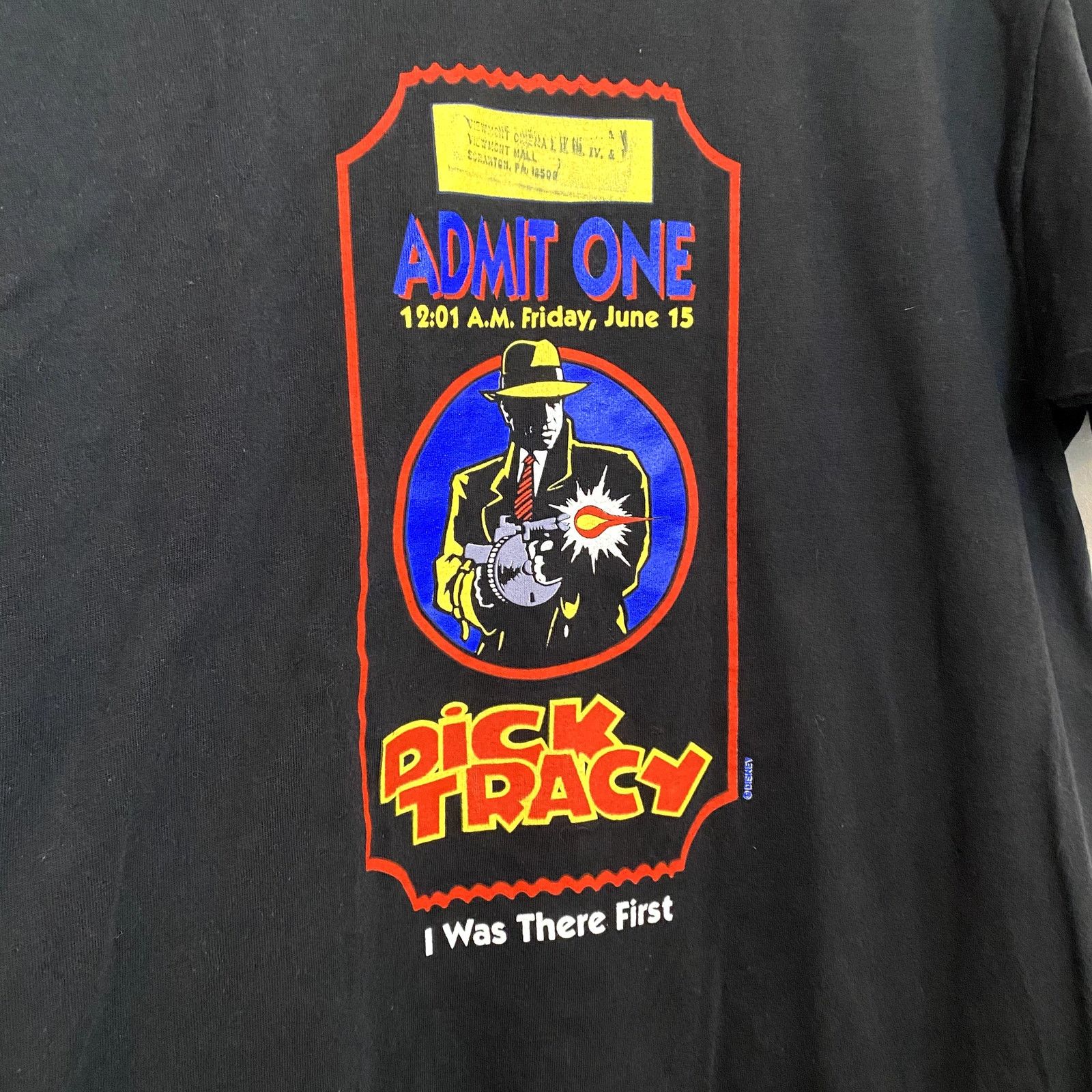 Disney × Vintage Vintage Dick Tracy Movie T Shirt Admit One I Was There Size US L / EU 52-54 / 3 - 2 Thumbnail