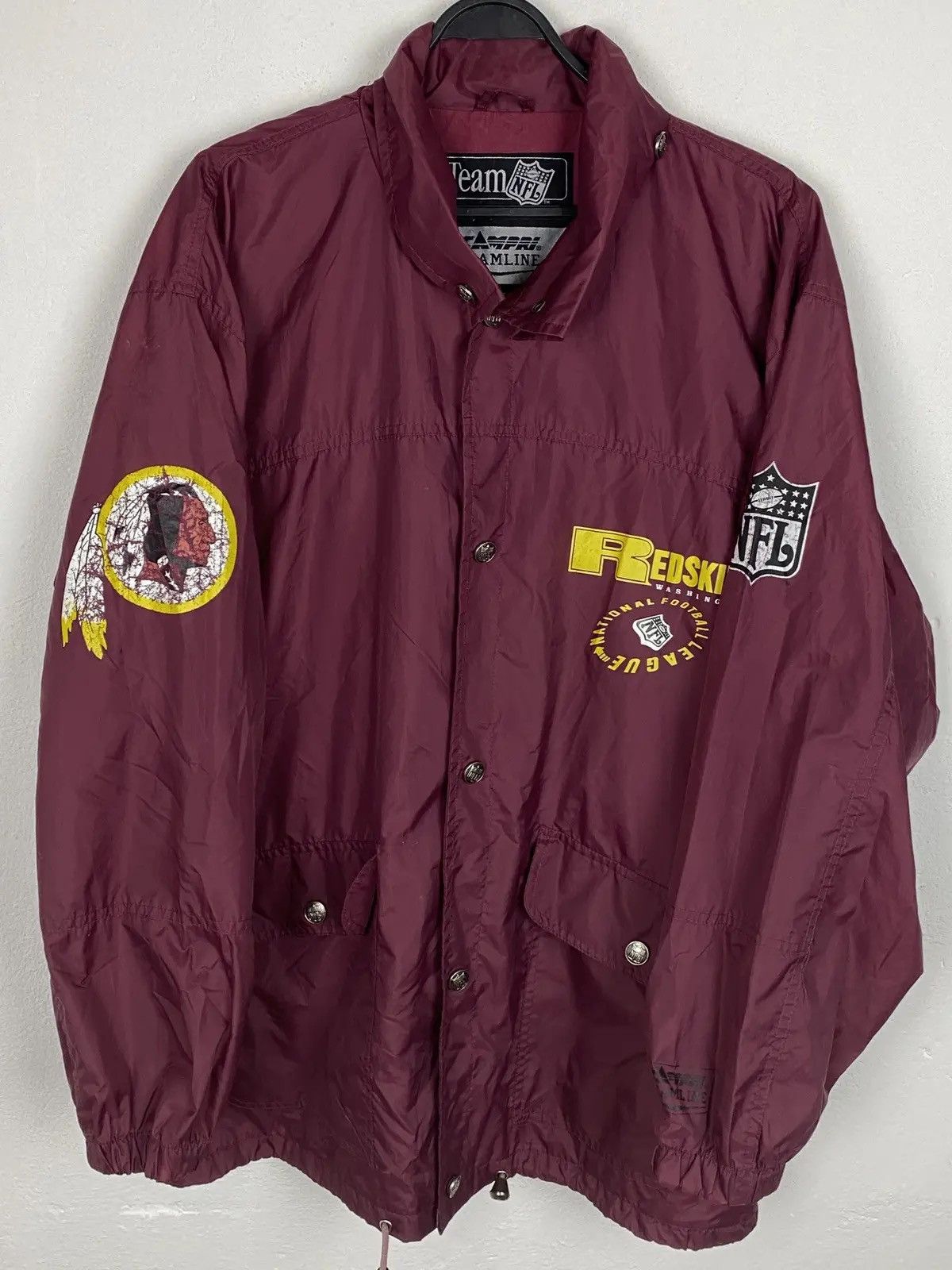 NFL 90s Vintage NFL 1991 Washington Redskins Lightweight Jacket Size US M / EU 48-50 / 2 - 2 Thumbnail