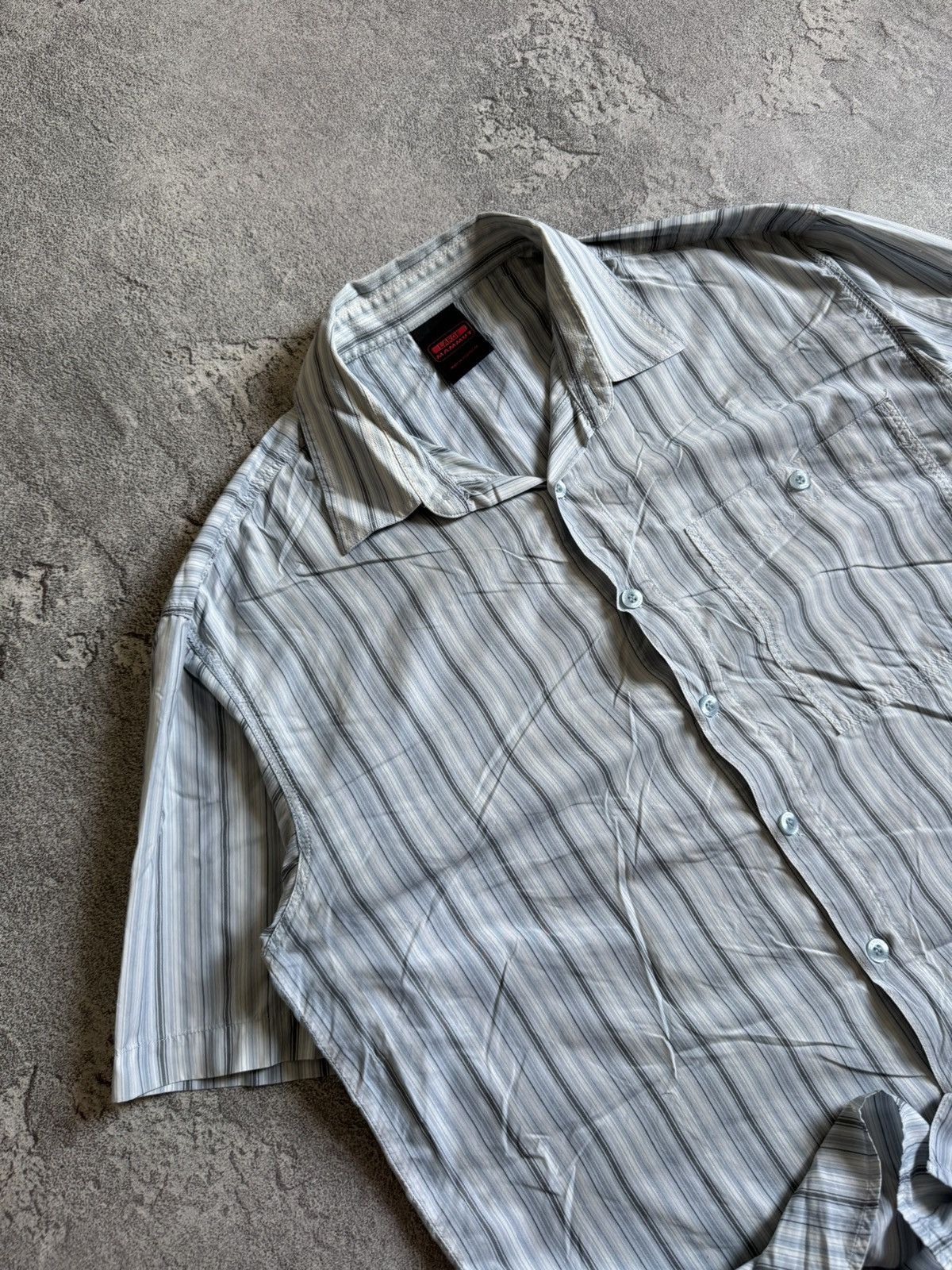 Mammut Mammut L striped outdoor shirt button up short sleeve Size US L / EU 52-54 / 3 - 2 Thumbnail