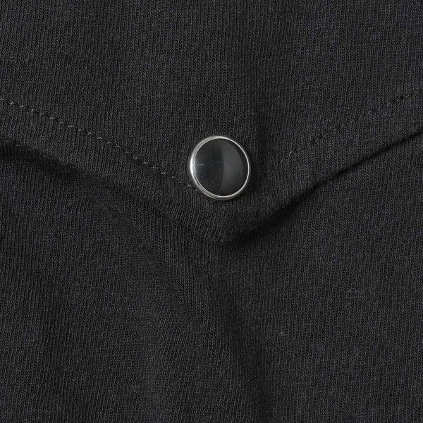 Comoli cotton jersey western shirt size 3 black Size US L / EU 52-54 / 3 - 2 Thumbnail