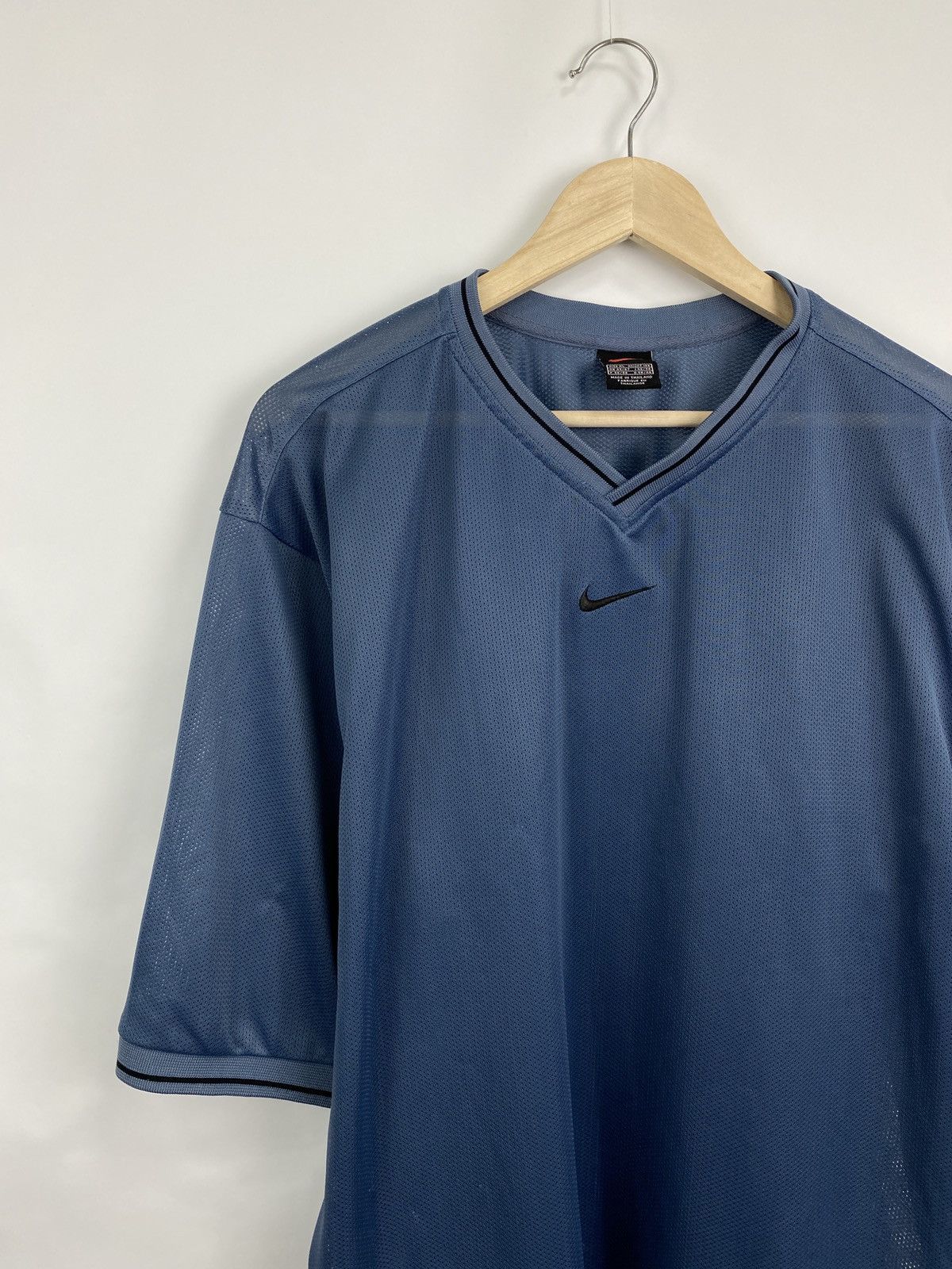Nike 🏈 Vintage 90s Nike Football Jersey Rugby rare retro hype Y2K Size US XL / EU 56 / 4 - 2 Thumbnail