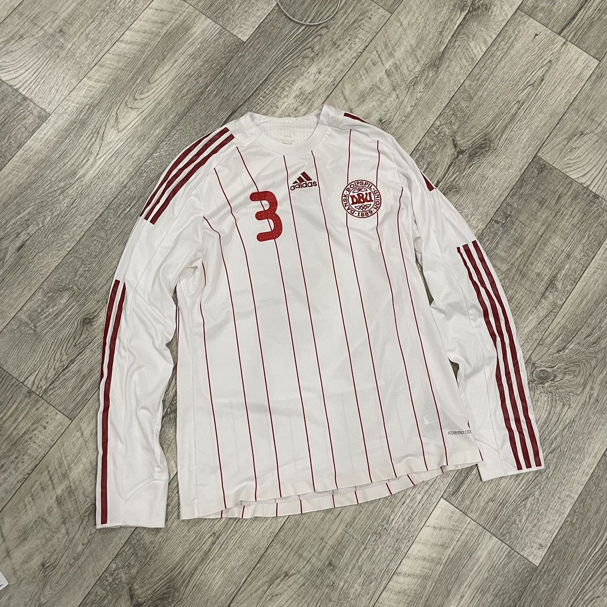 Pro Player Rare PRO Denmark DANSK 2007 Shirt Adidas longsleeve Jersey 3 Size US L / EU 52-54 / 3 - 1 Thumbnail