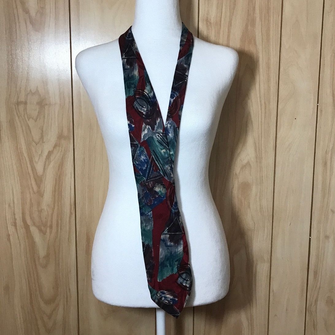 Other Wembley Vintage Abstract Silk Necktie Size ONE SIZE - 2 Thumbnail