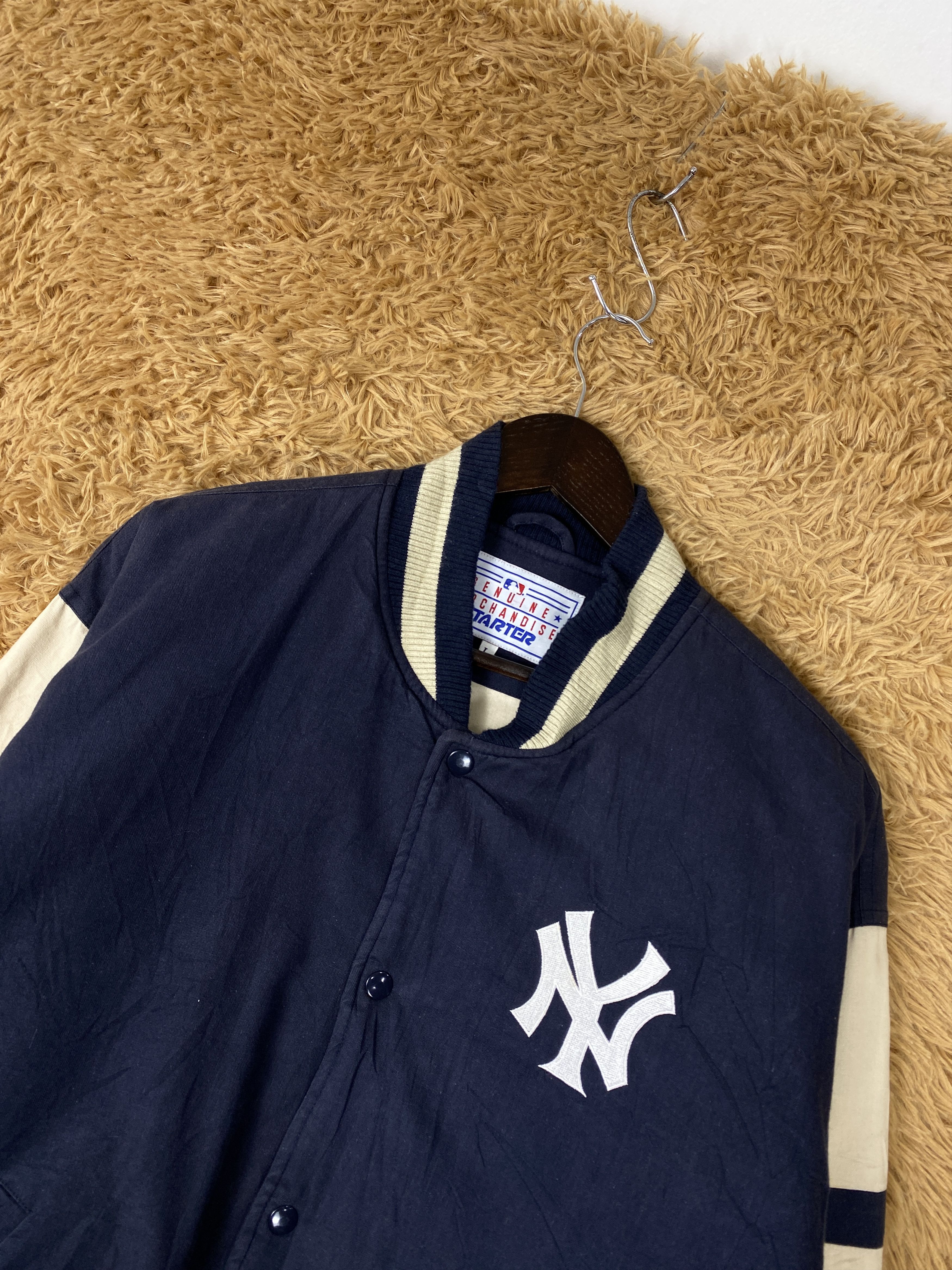 MLB Vintage New York Yankees Baseball Varsity Jacket J1981 Size US L / EU 52-54 / 3 - 3 Thumbnail