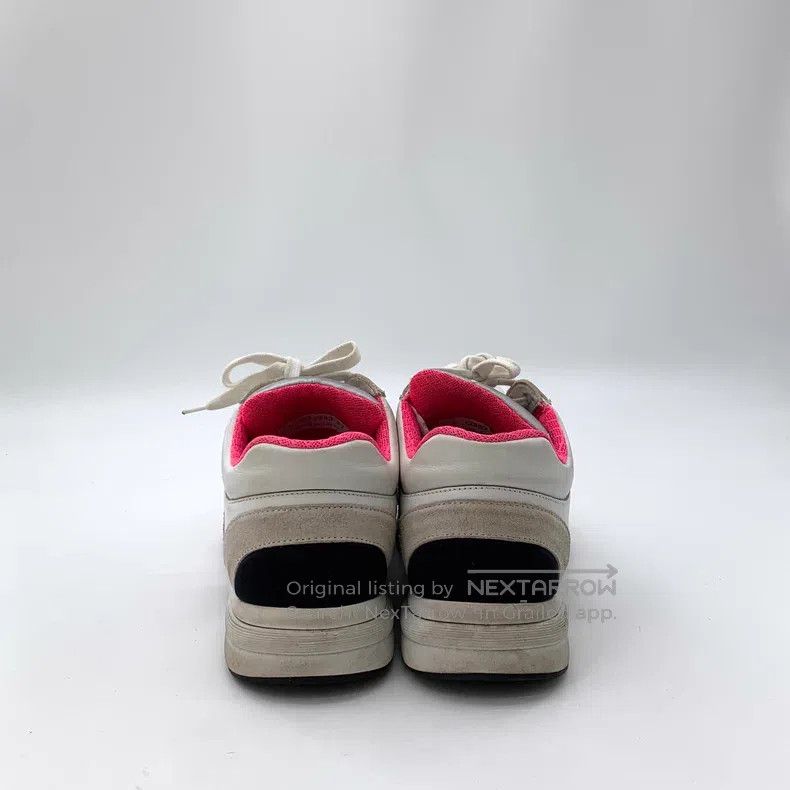 Chanel Chanel Gray logo lasing casual flat sneakers Size US 6.5 / IT 36.5 - 4 Thumbnail