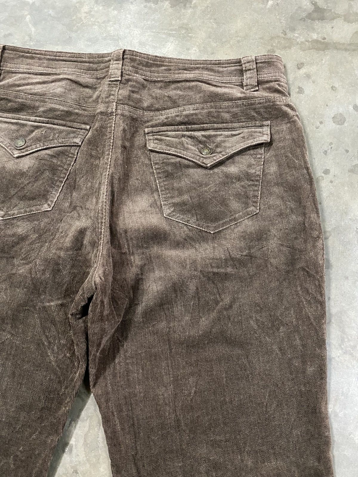 Hysteric Glamour × If Six Was Nine × Le Grande Bleu (L.G.B.) Flare Jeans Newton Circus Chocolate Corduroy @251 Size US 34 / EU 50 - 11 Thumbnail