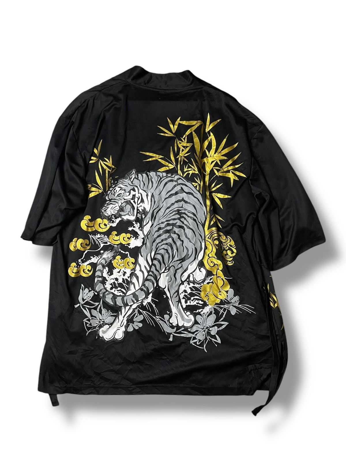 Japanese Brand × Vintage Japanese Brand Tiger Embroidered Kimono (105) Size US M / EU 48-50 / 2 - 2 Thumbnail