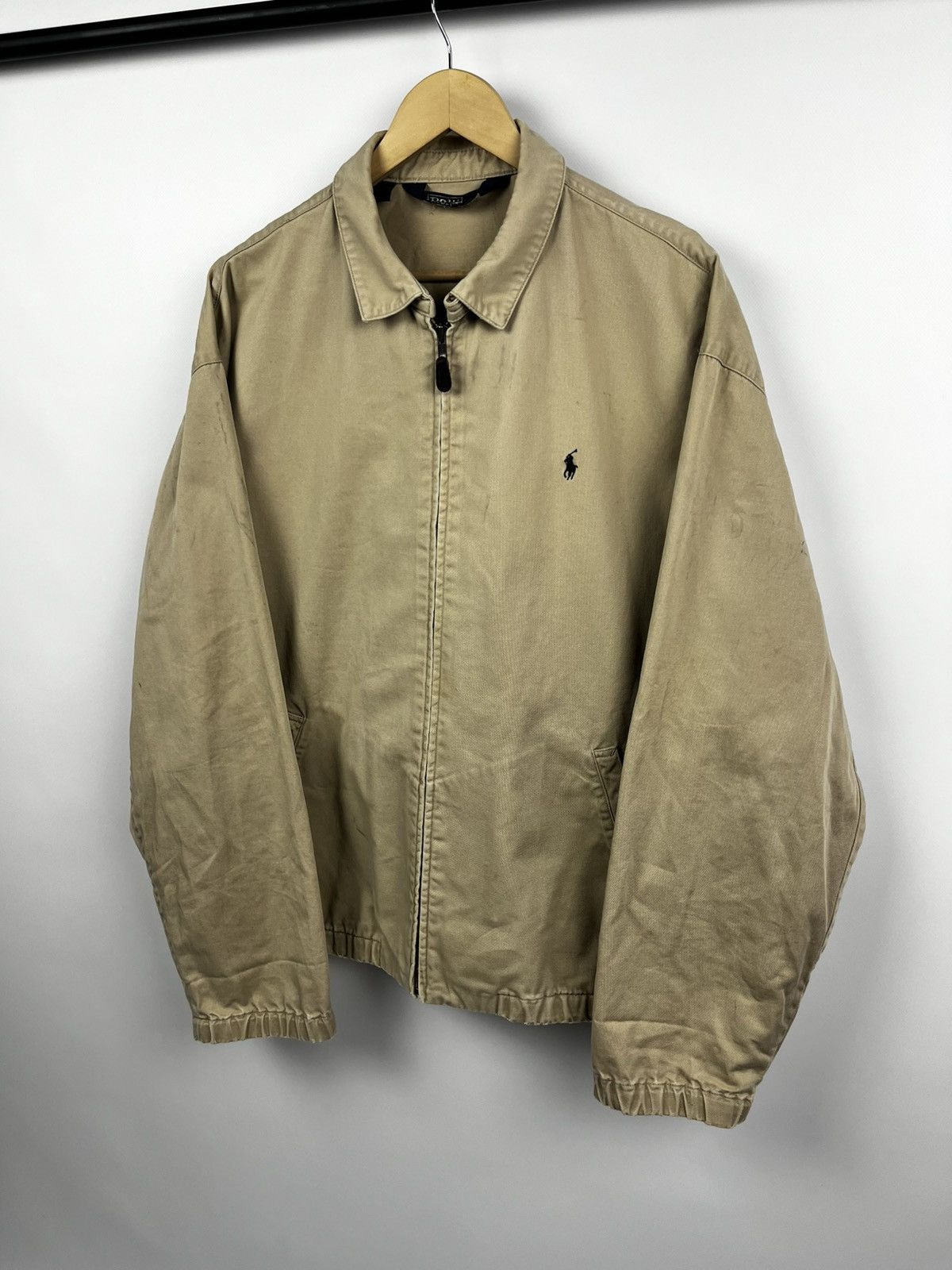 Polo Ralph Lauren VINTAGE Polo Ralph Lauren Full Zip Bomber Jacket Size US XL / EU 56 / 4 - 1 Thumbnail