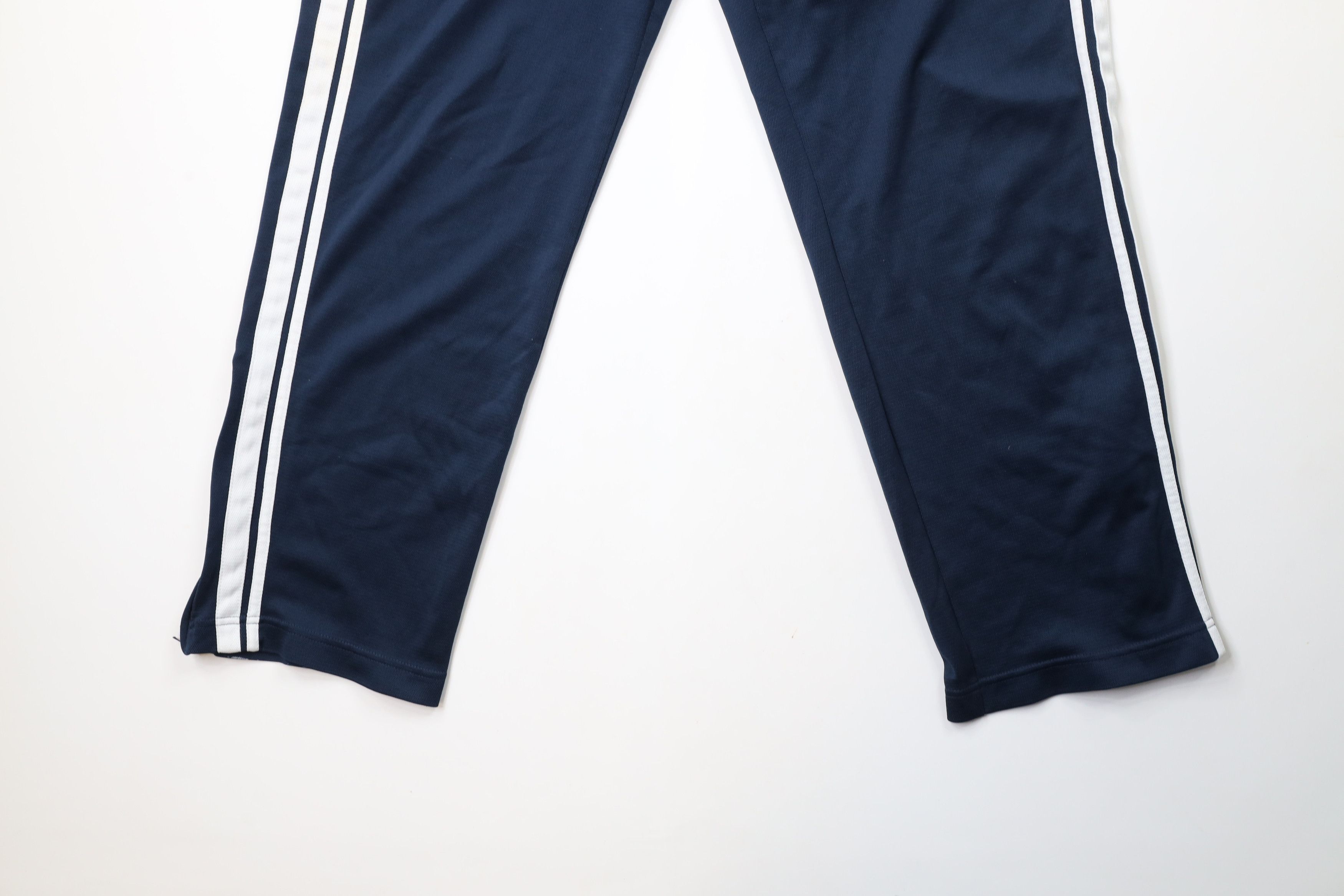 Nike × Vintage Vintage Nike Scott Mini Swoosh Striped Wide Leg Pants Blue Size US 36 / EU 52 - 4 Thumbnail