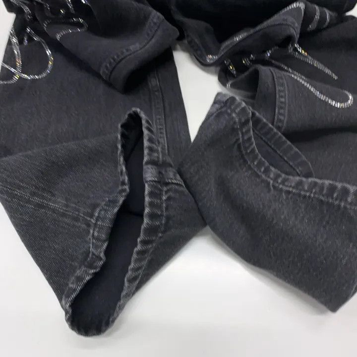 Alexander Wang Alexander Wang Crystal Logo Mid-Rise Jeans - Size 26" / US 2 / IT 38 - 9 Thumbnail