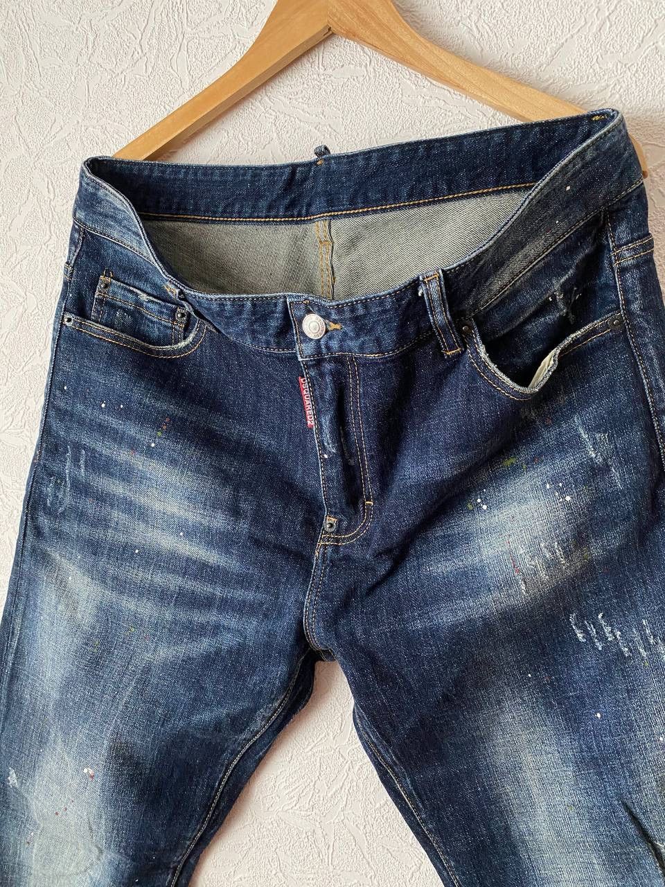 Dsquared2 Dsquared Jeans Italian Designer Navy Denim Rare Vintage Y2K Size US 36 / EU 52 - 7 Thumbnail