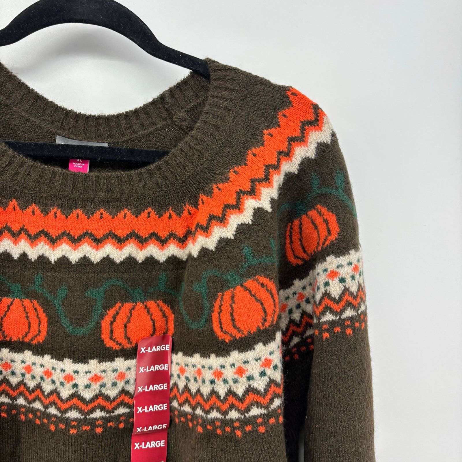 Vince Camuto Vince Camuto Size X Large Fair Isle Women's Sweater Crewneck Size XL / US 12-14 / IT 48-50 - 11 Thumbnail