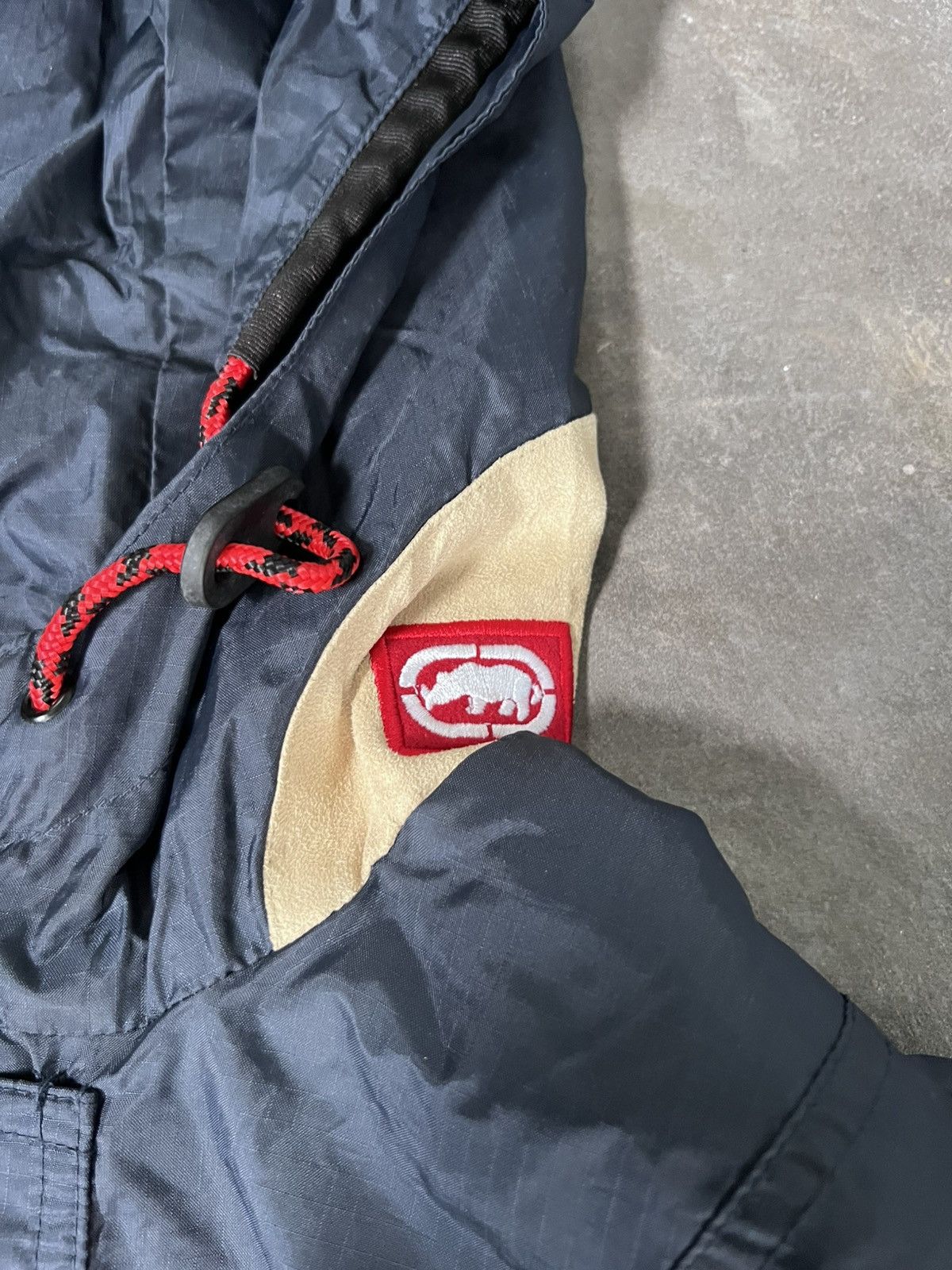 Ecko Unltd. Fire Y2K Ecko Pullover Windbreaker Anorak Steep Tech Style Size US XL / EU 56 / 4 - 14 Thumbnail
