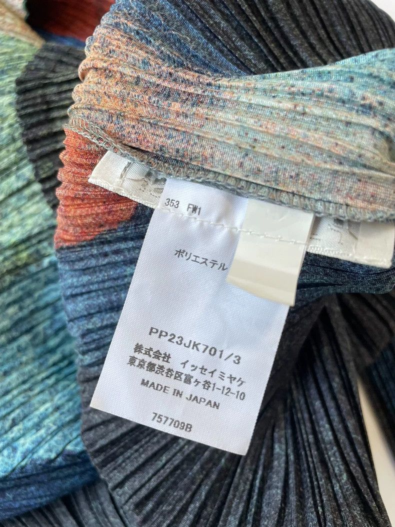 Issey Miyake Issey Miyake size:3 Multicolored pleated long-sleeved shir Size XS / US 0-2 / IT 36-38 - 4 Thumbnail