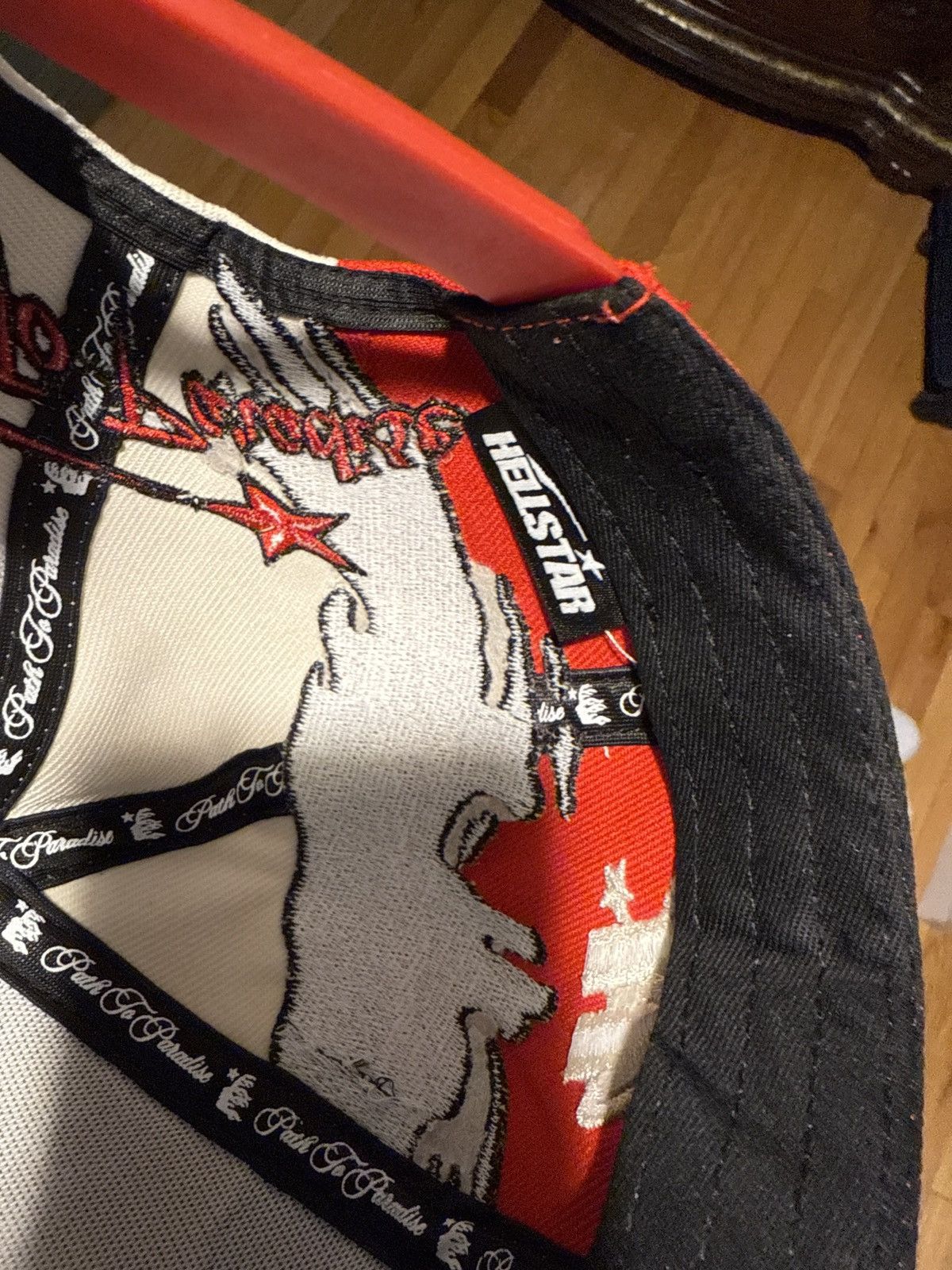 HELLSTAR Hellstar Paintbrush SnapBack Hat - Red/Black Size ONE SIZE - 7 Thumbnail