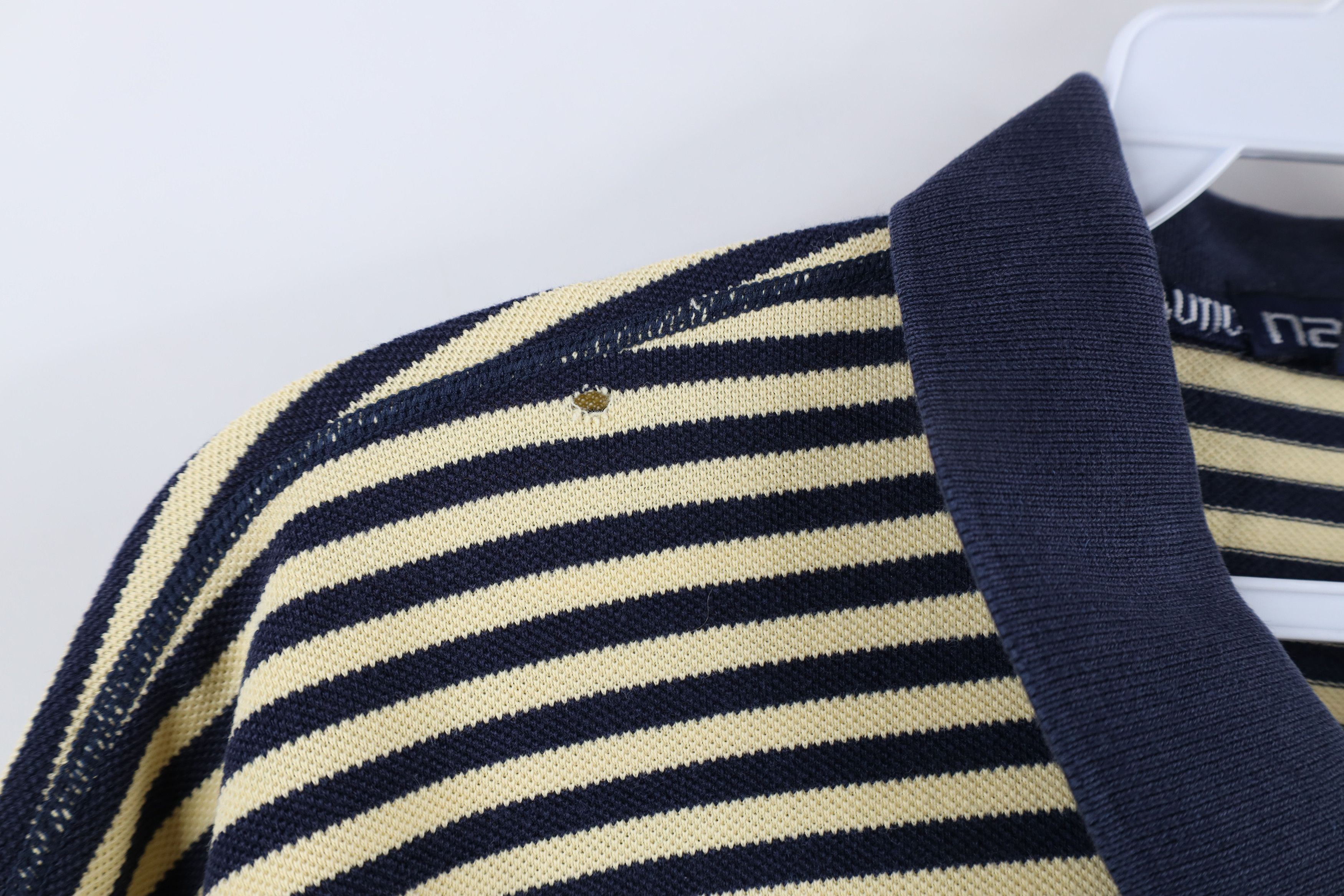 Nautica × Vintage Vintage 90s Nautica Sailboat Thermal Knit Golf Polo Shirt Size US XXL / EU 58 / 5 - 5 Thumbnail