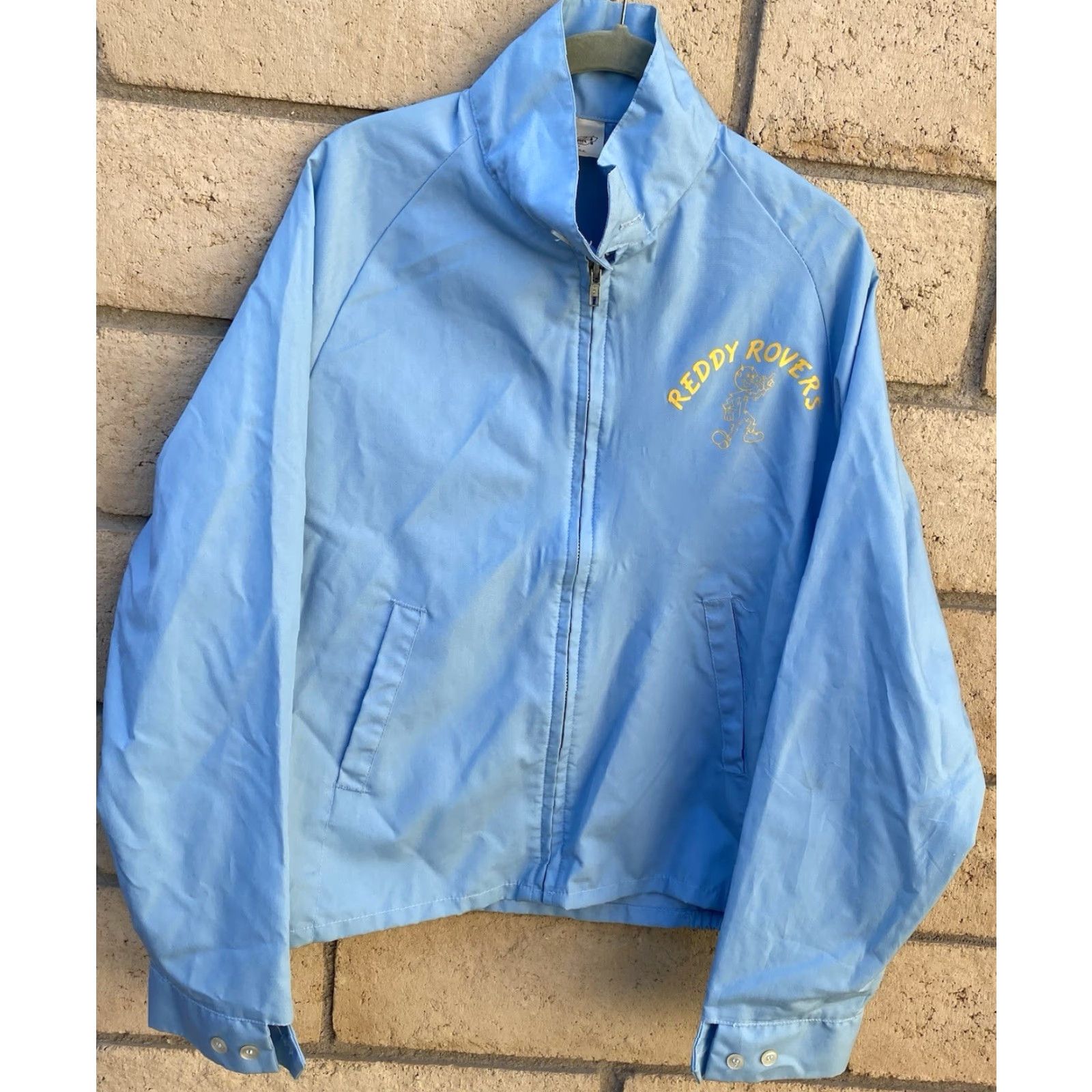 Vintage VINTAGE Auburn PGE Retirees Jacket Men M Blue Cotton Blend Windbreaker 65% polyester 35% cotton Reddy Kilowatt Reddy Rovers Size M Medium Size US M / EU 48-50 / 2 - 4 Thumbnail